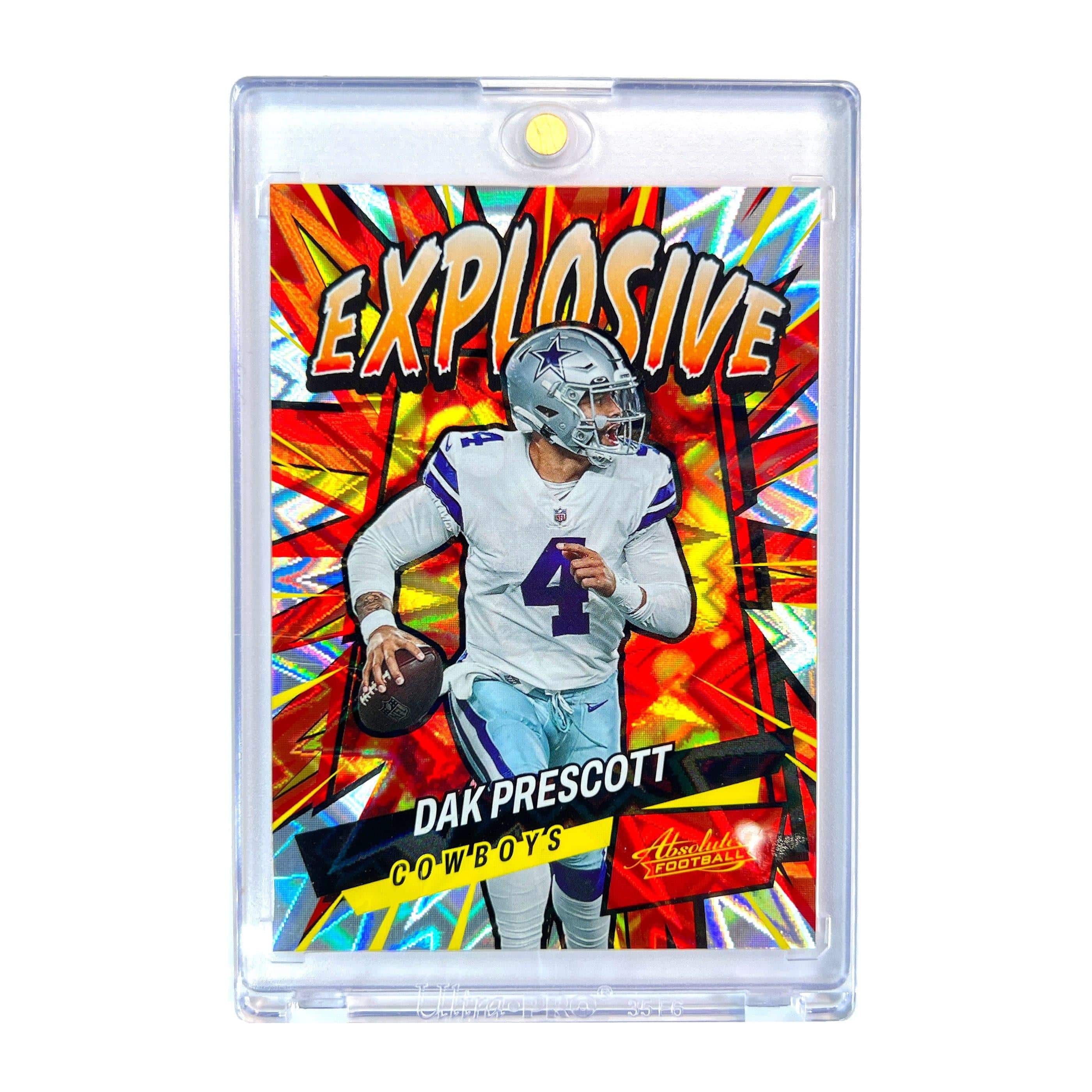 Dak Prescott Dallas Cowboys Panini NFL 22 Absolute Explosive Card