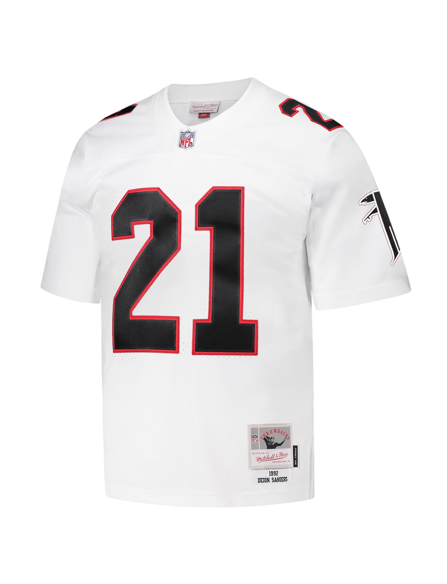 Deion Sanders Atlanta Falcons Mitchell & Ness NFL 92 Legacy Jersey - White
