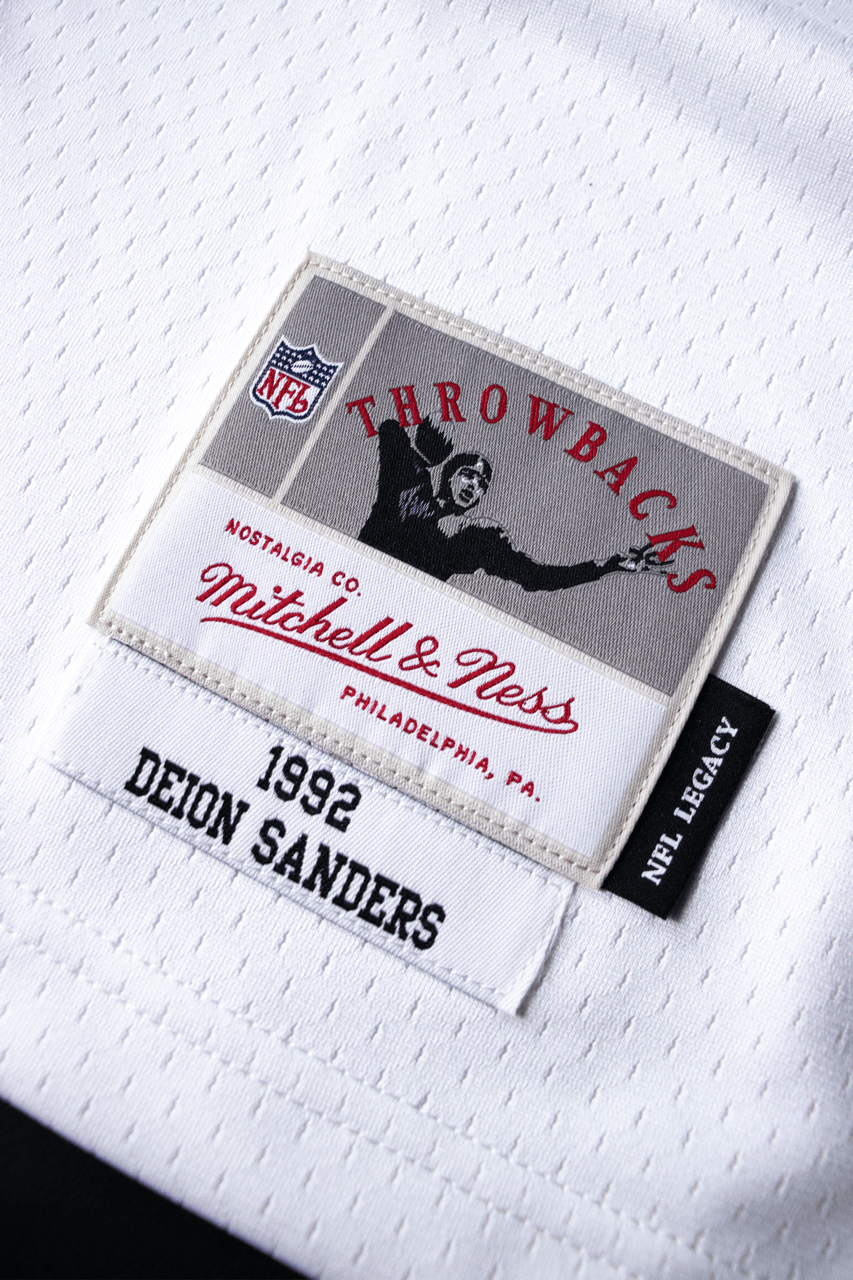 Deion Sanders Atlanta Falcons Mitchell & Ness NFL 92 Legacy Jersey - White