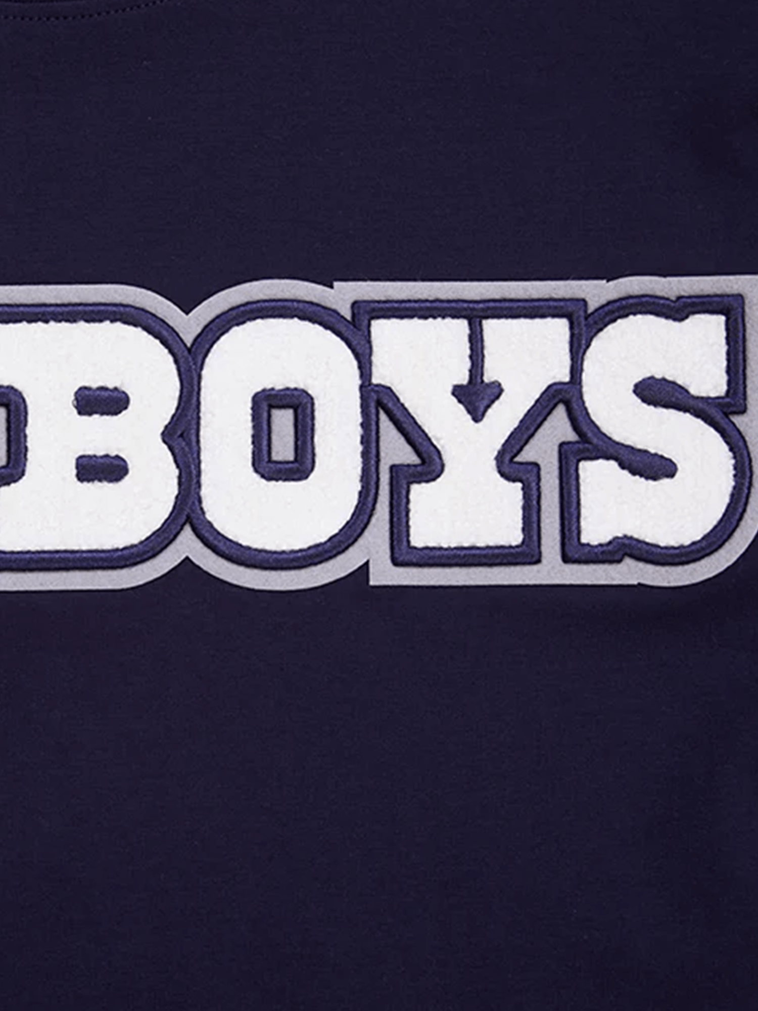 Dallas Cowboys Pro Standard NFL Team Chenille Flex T-Shirt - Navy