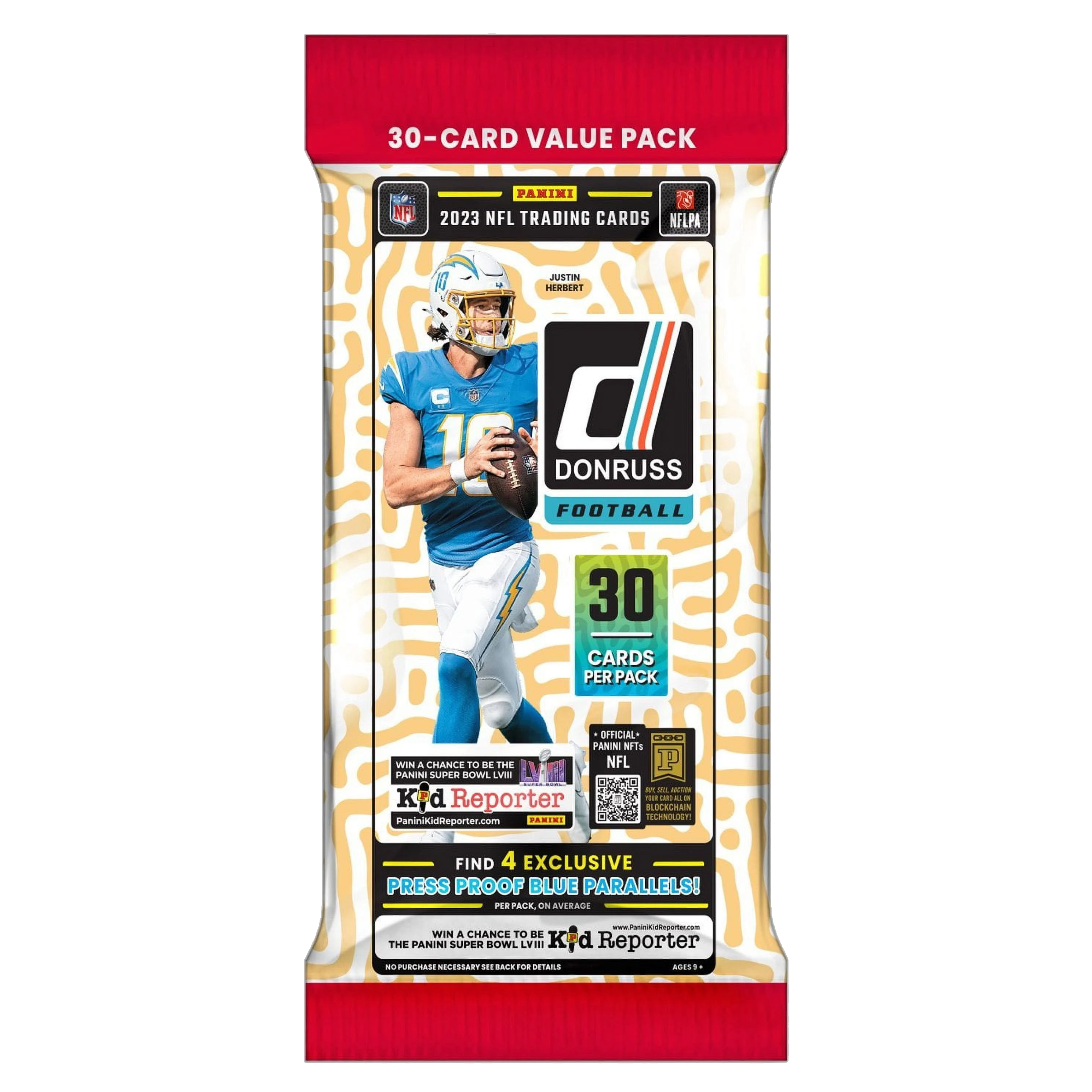 2023 Panini NFL Donruss Football Trading Card Value Pack
