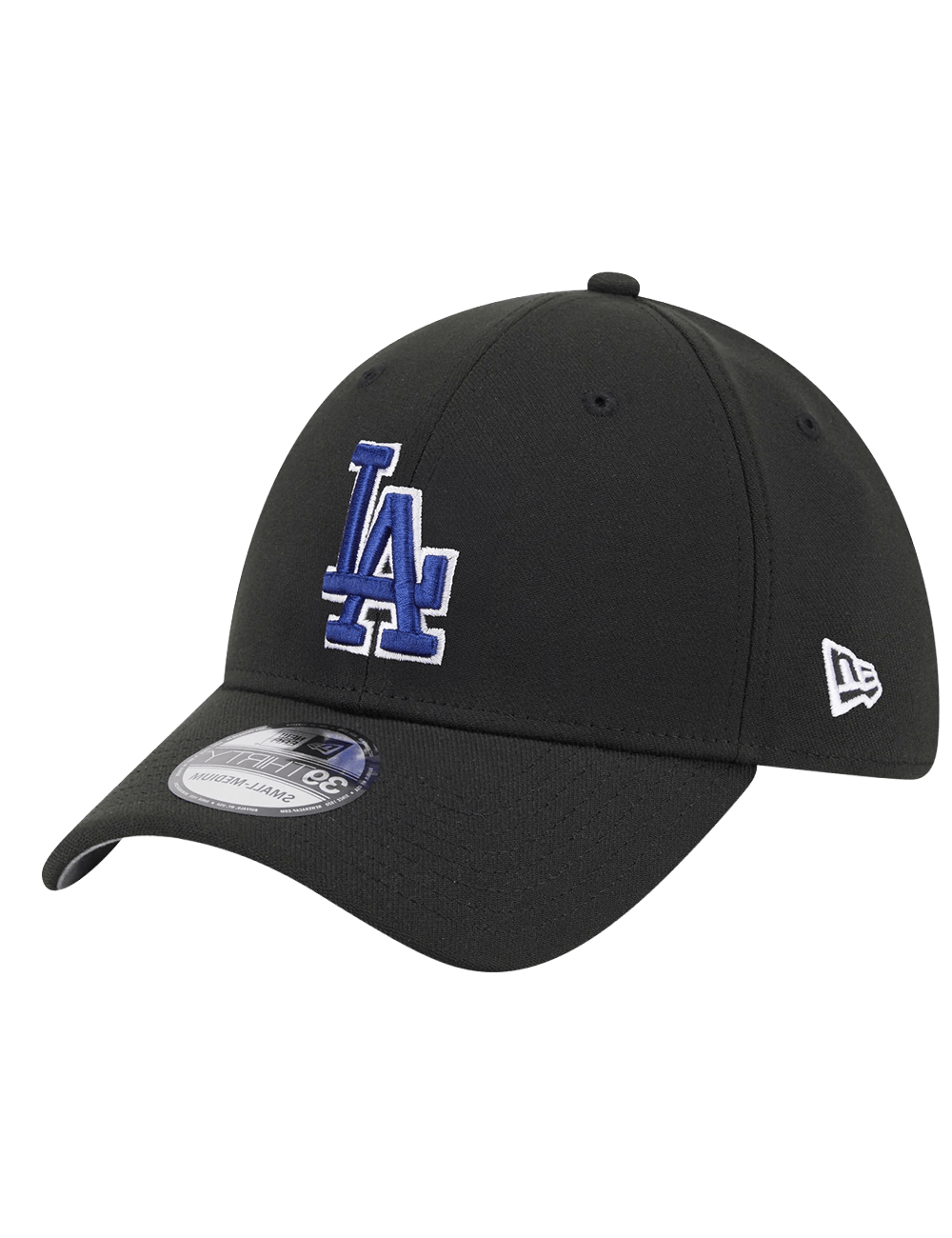 Los Angeles Dodgers New Era MLB Team 39THIRTY Stretch-Fit Hat - Black