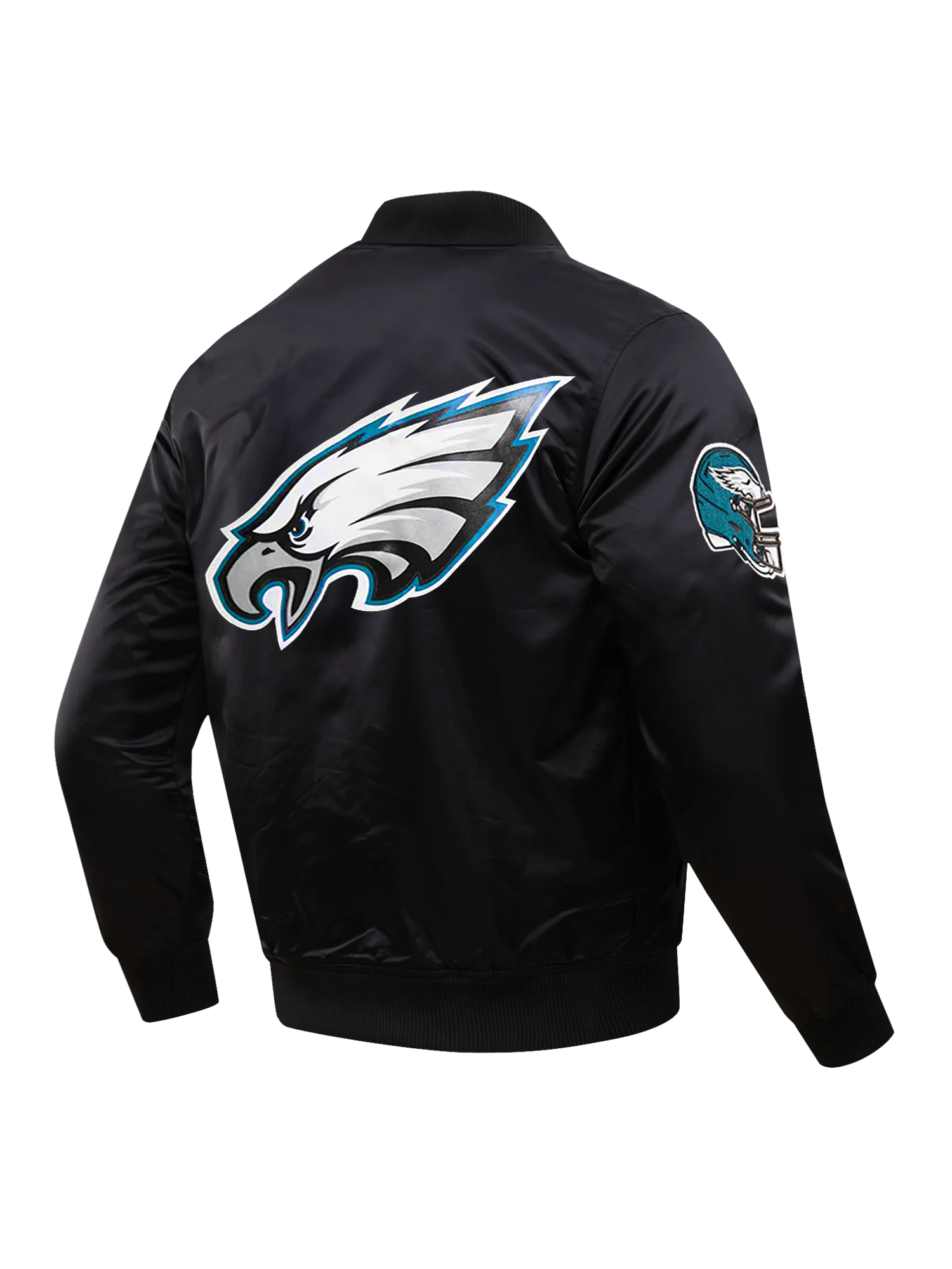 Philadelphia Eagles Pro Standard NFL Team Classic Satin Button Jacket - Black