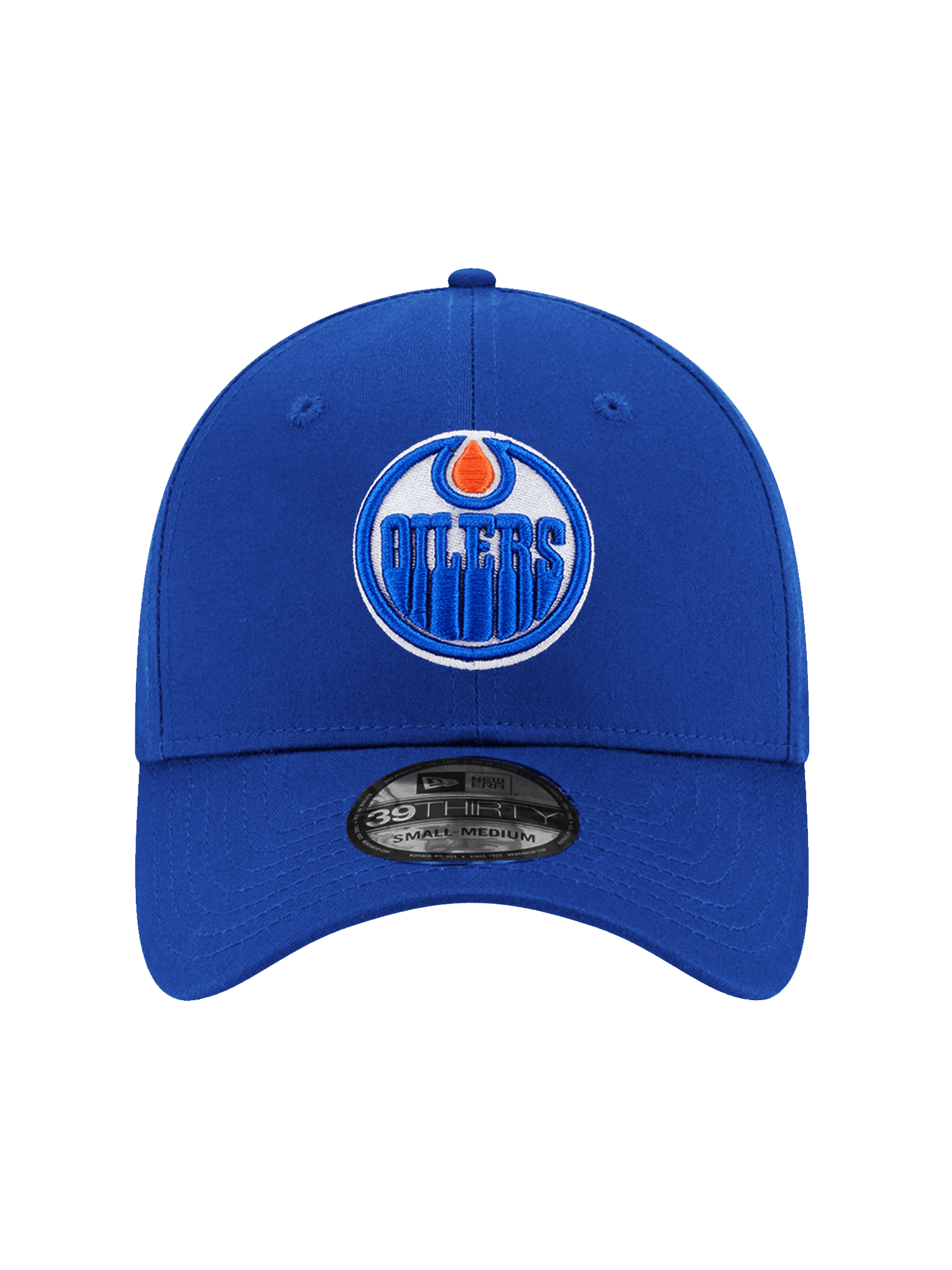 Edmonton Oilers New Era NHL Team 39THIRTY Stretch-Fit Hat - Blue