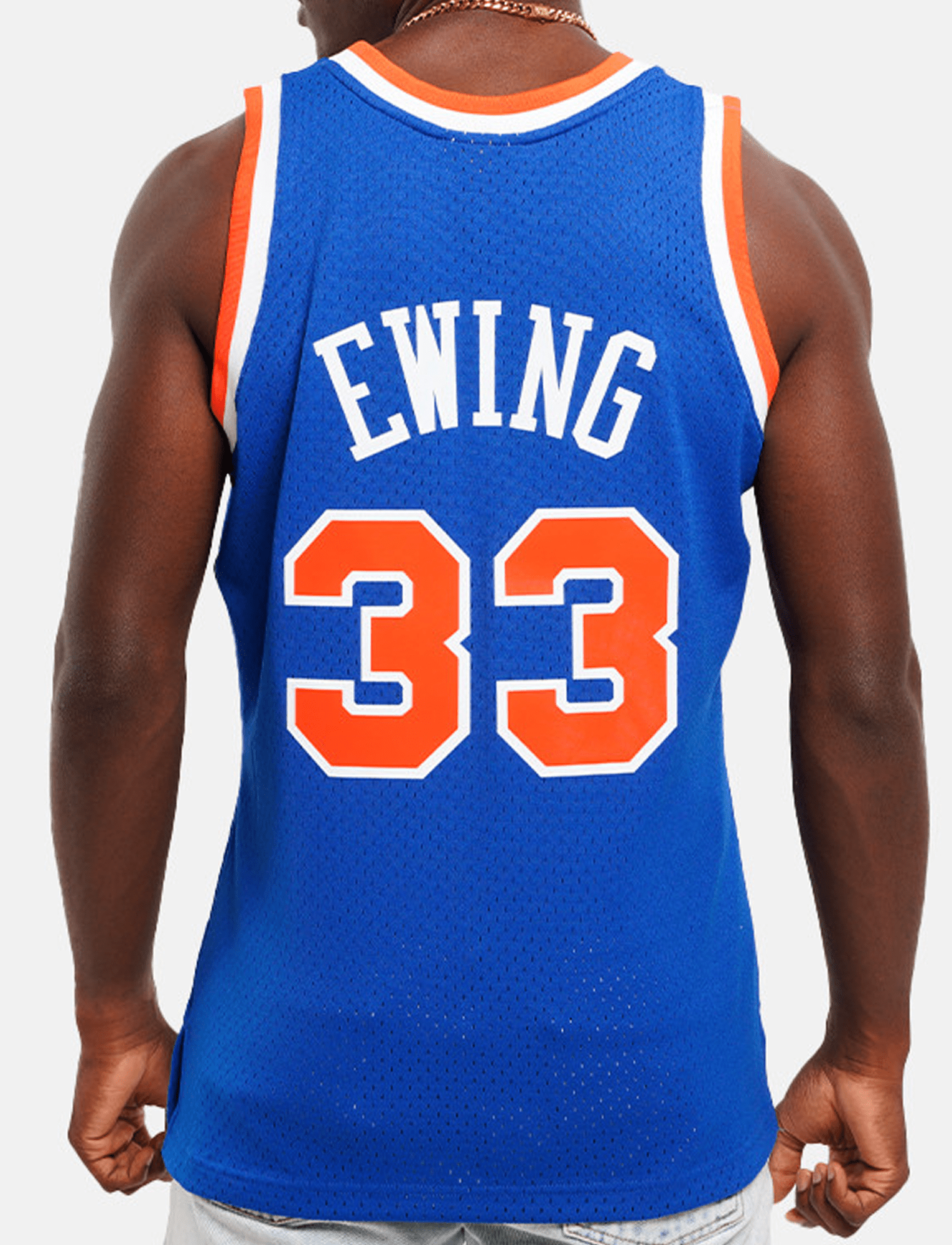 Patrick Ewing New York Knicks Mitchell & Ness NBA 91-92 Swingman Jersey - Blue