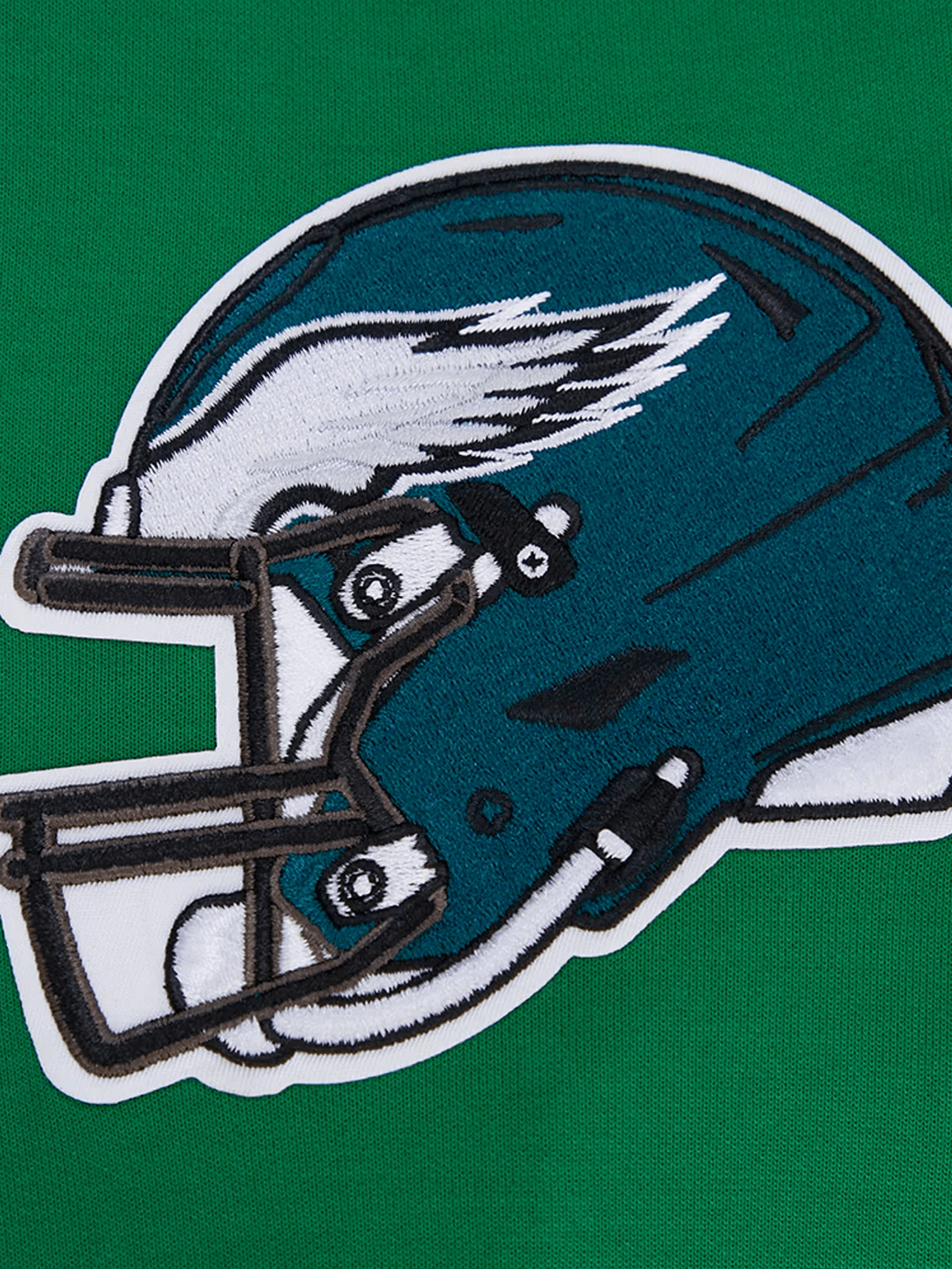 Philadelphia Eagles Pro Standard NFL Team Chenille Hoodie Jumper - Kelly Green