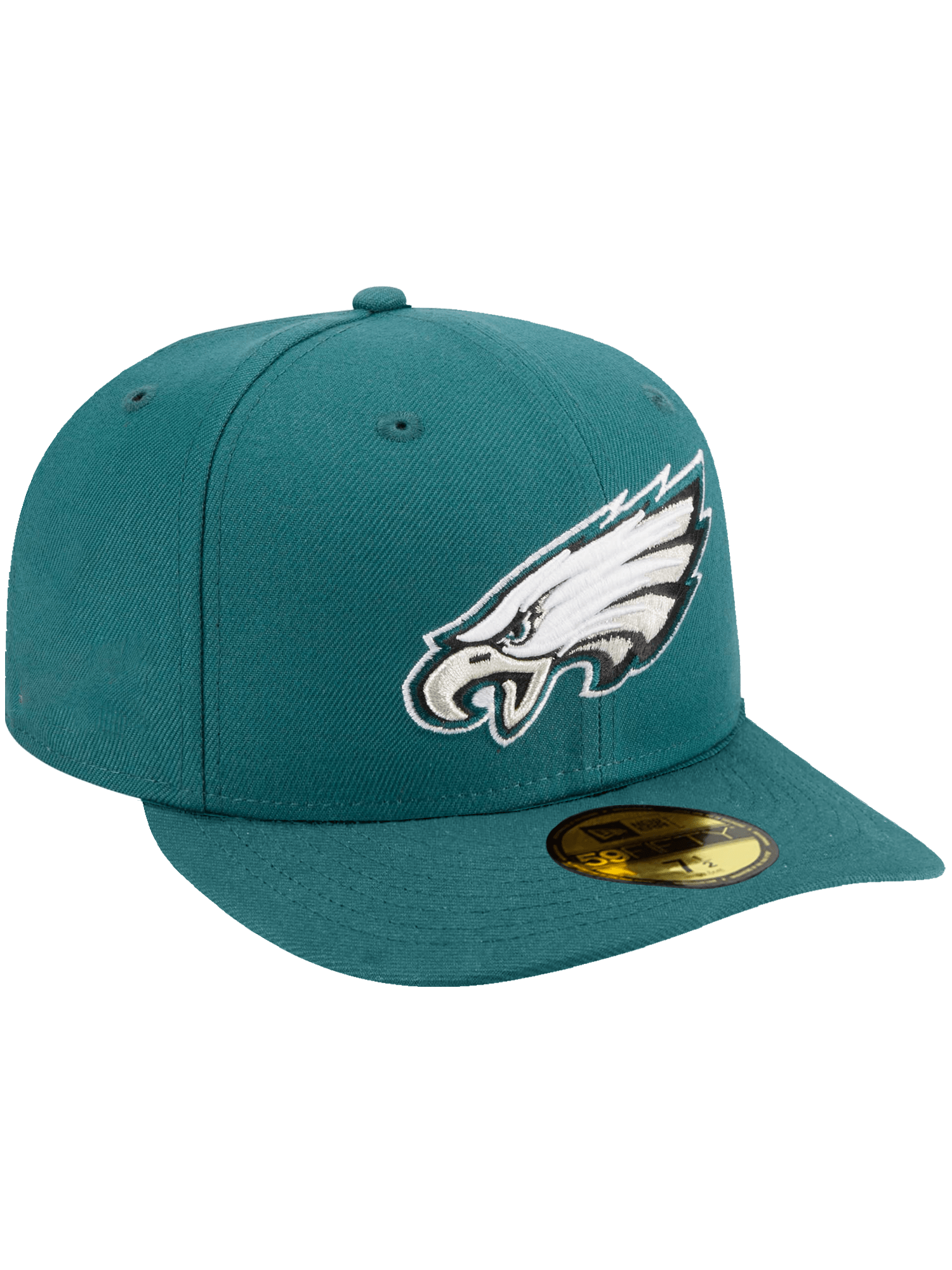 Philadelphia Eagles New Era NFL Team Pre-Curved 59FIFTY Fitted Hat - Green