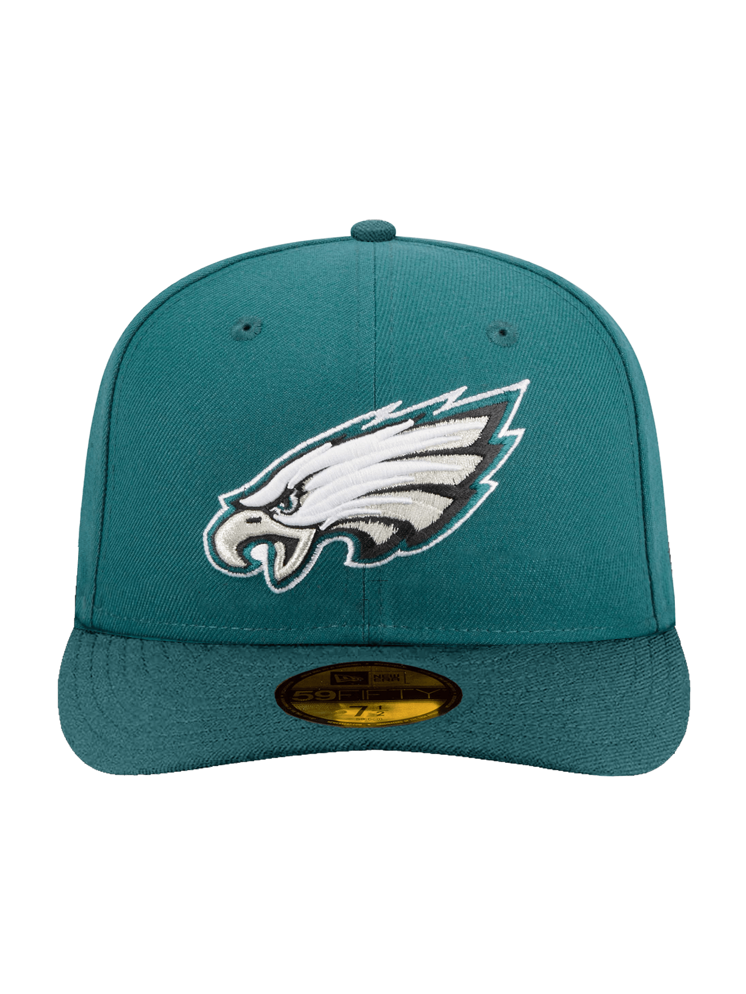 Philadelphia Eagles New Era NFL Team Pre-Curved 59FIFTY Fitted Hat - Green