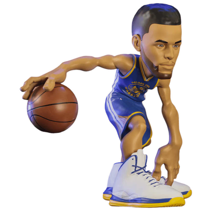 Steph Curry Golden State Warriors Small-Stars NBA 12" Figure - Blue