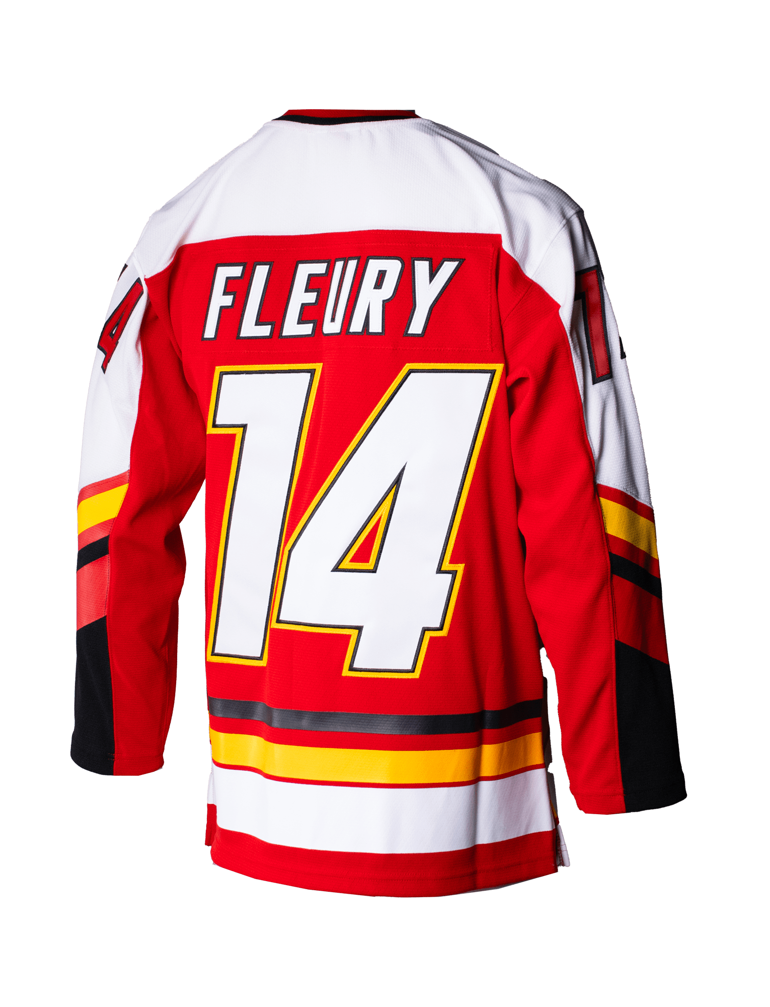 Theoren Fleury Calgary Flames Mitchell & Ness NHL 94/95 Power Play Jersey