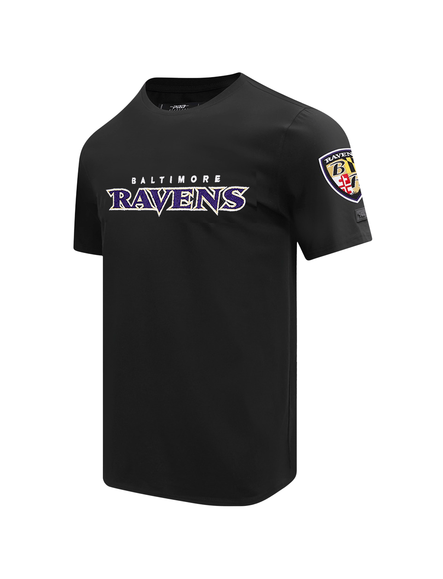 Baltimore Ravens Pro Standard NFL Classic Chenille Flex T-Shirt - Black