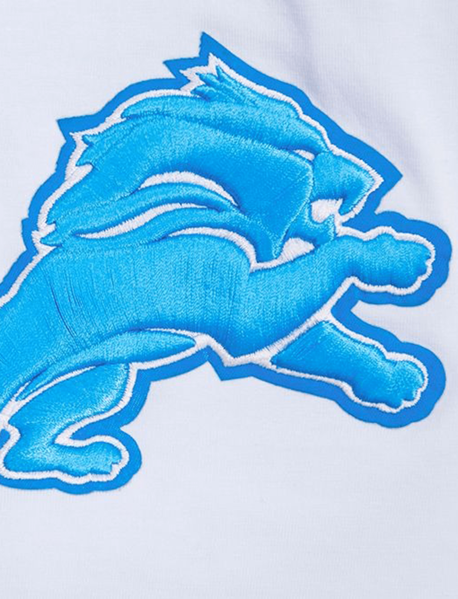 Detroit Lions Pro Standard NFL Classic Chenille Flex T-Shirt - White