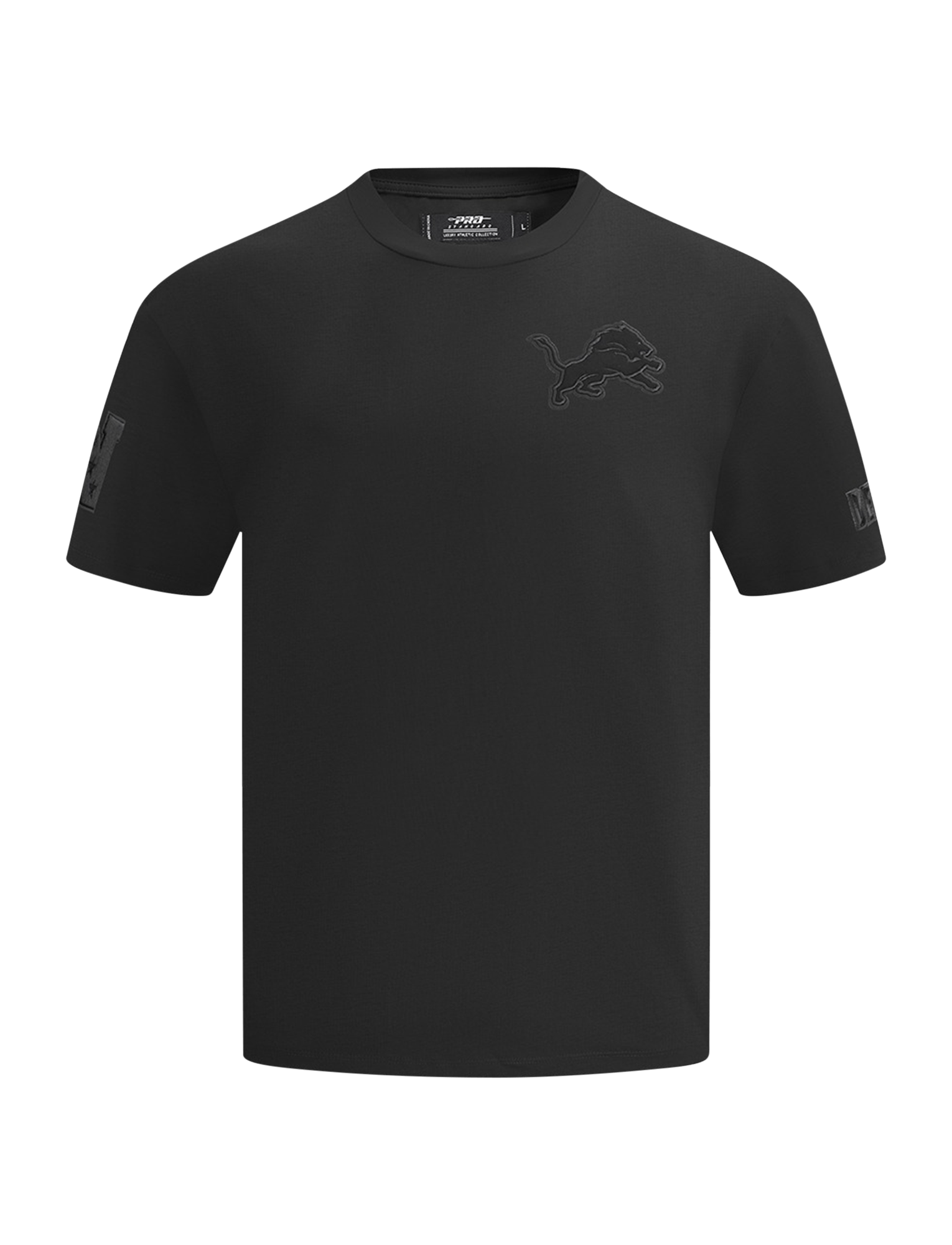 Detroit Lions Pro Standard NFL Tonal Drop Shoulder Flex T-Shirt - Black