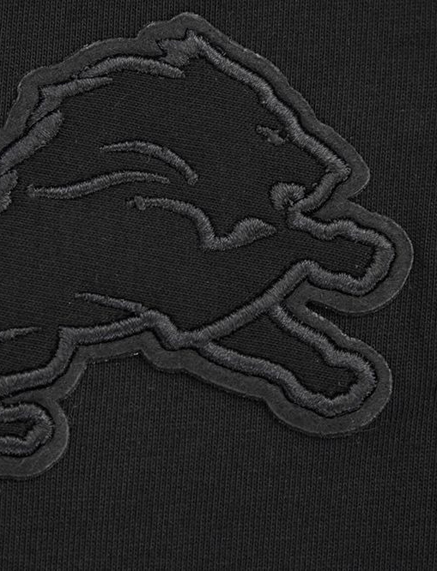 Detroit Lions Pro Standard NFL Tonal Drop Shoulder Flex T-Shirt - Black