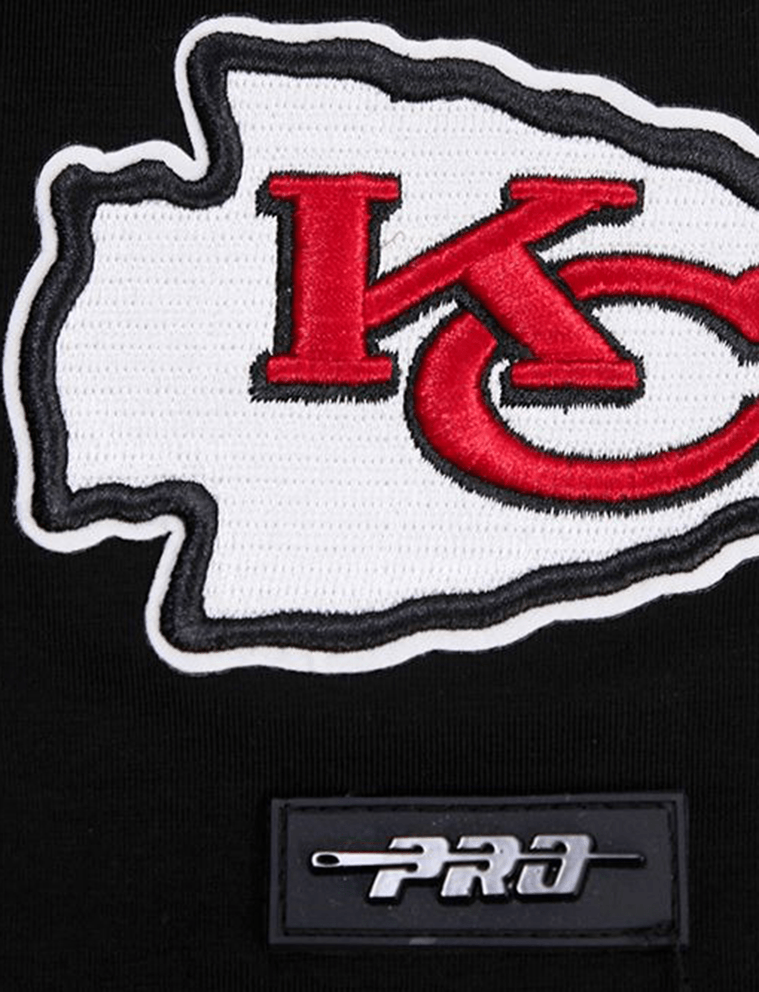 Kansas City Chiefs Pro Standard NFL Classic Chenille Flex T-Shirt - Black