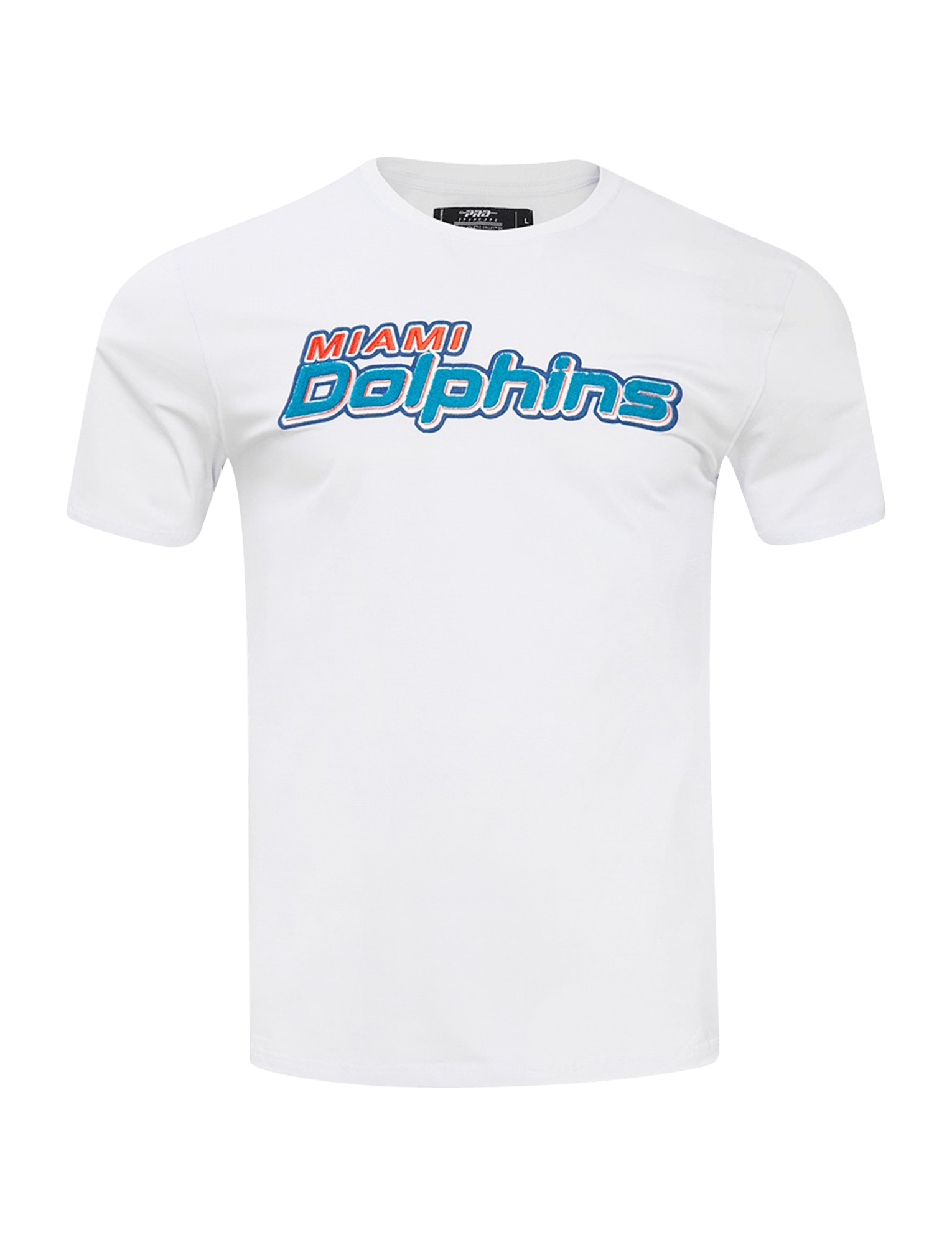 Miami Dolphins Pro Standard NFL Classic Chenille Flex T-Shirt - White