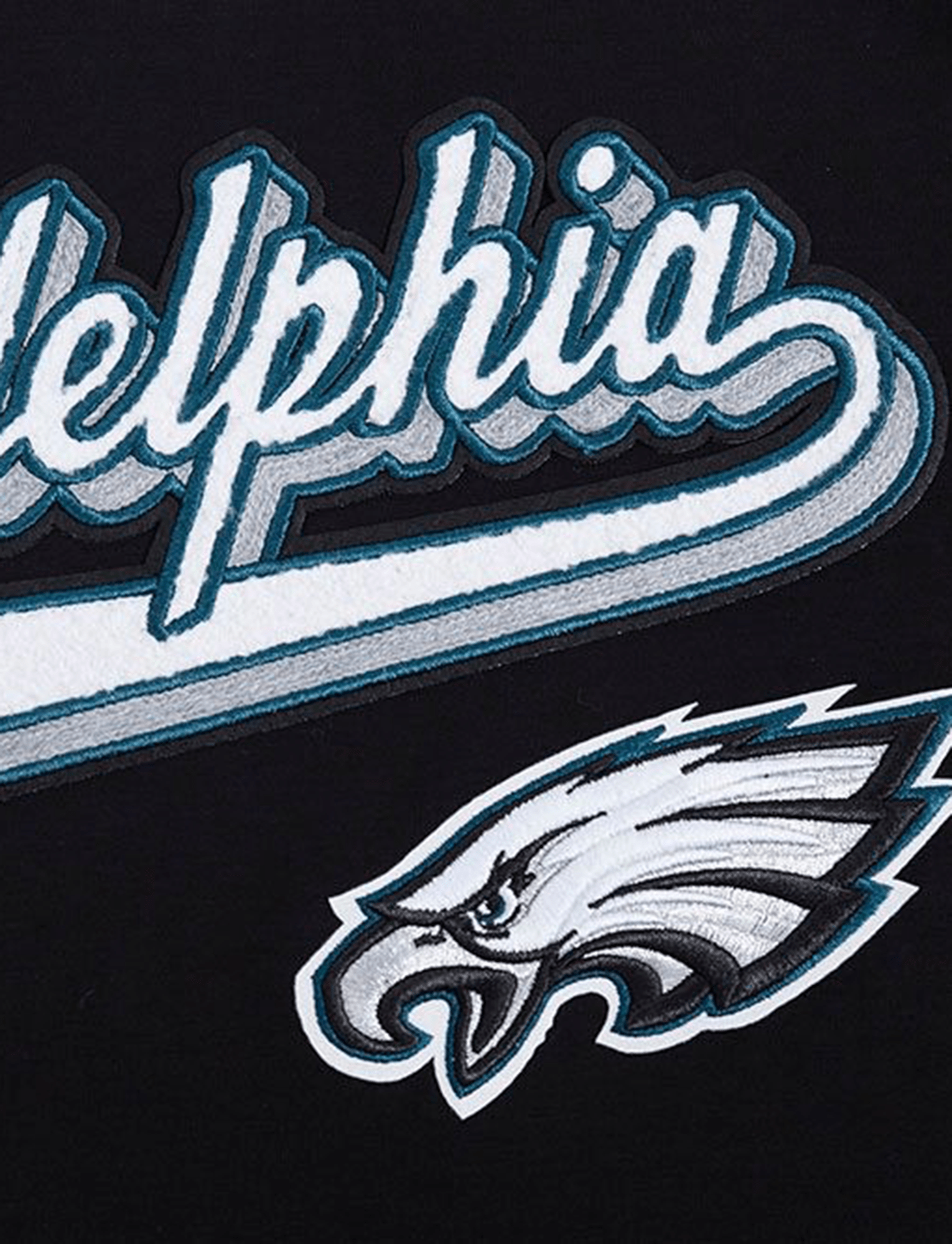 Philadelphia Eagles Pro Standard NFL Script Tail Flex T-Shirt - Black