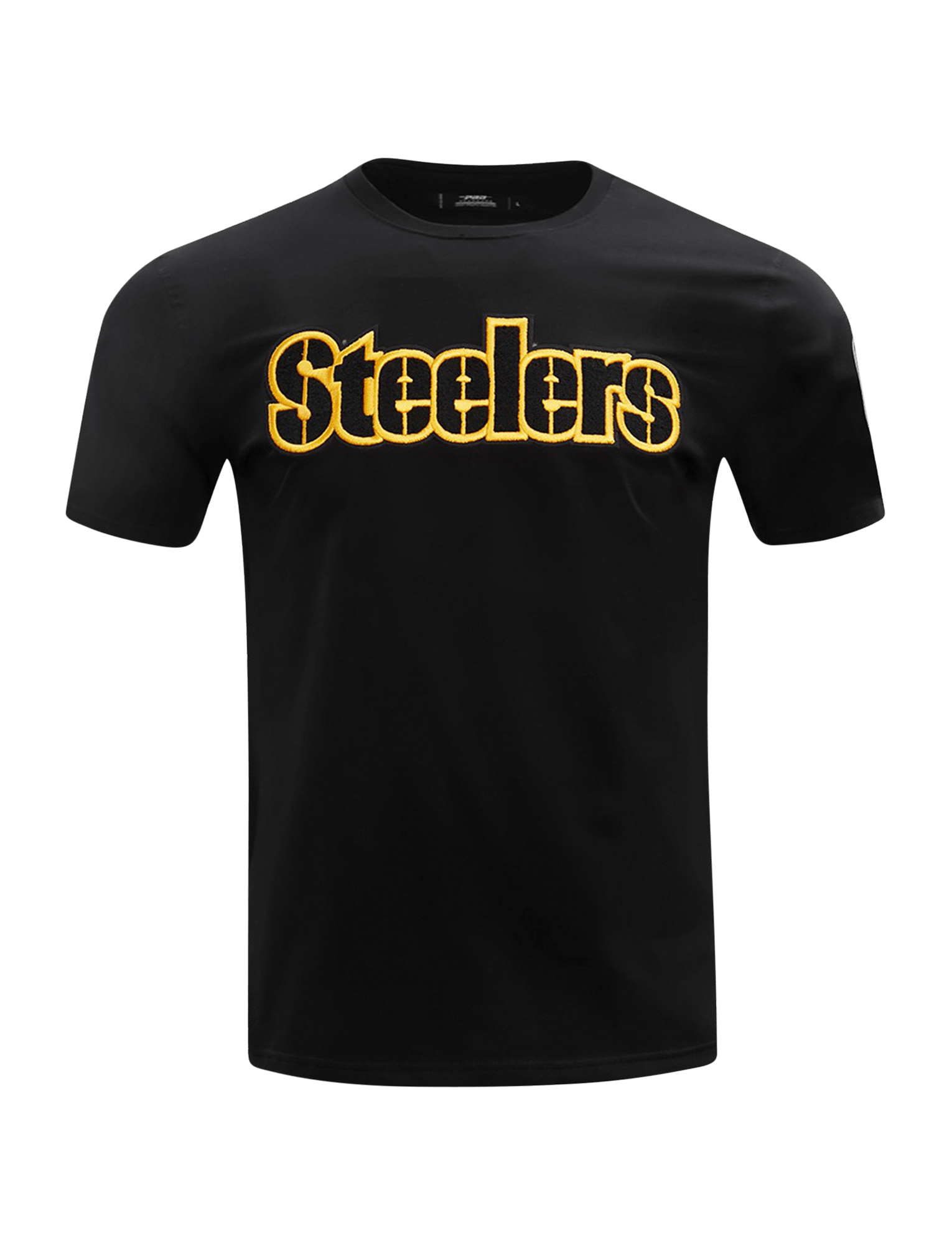 Pittsburgh Steelers Pro Standard NFL Classic Chenille Flex T-Shirt - Black