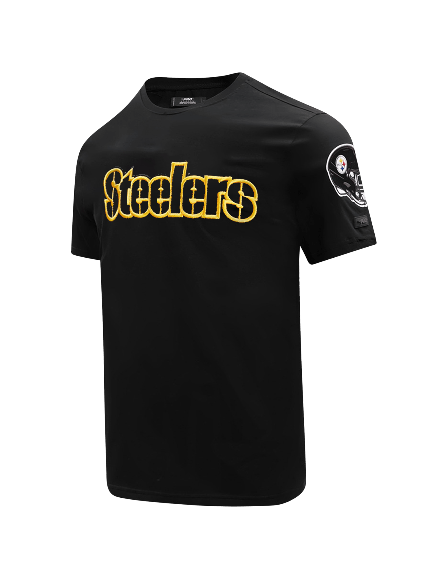 Pittsburgh Steelers Pro Standard NFL Classic Chenille Flex T-Shirt - Black