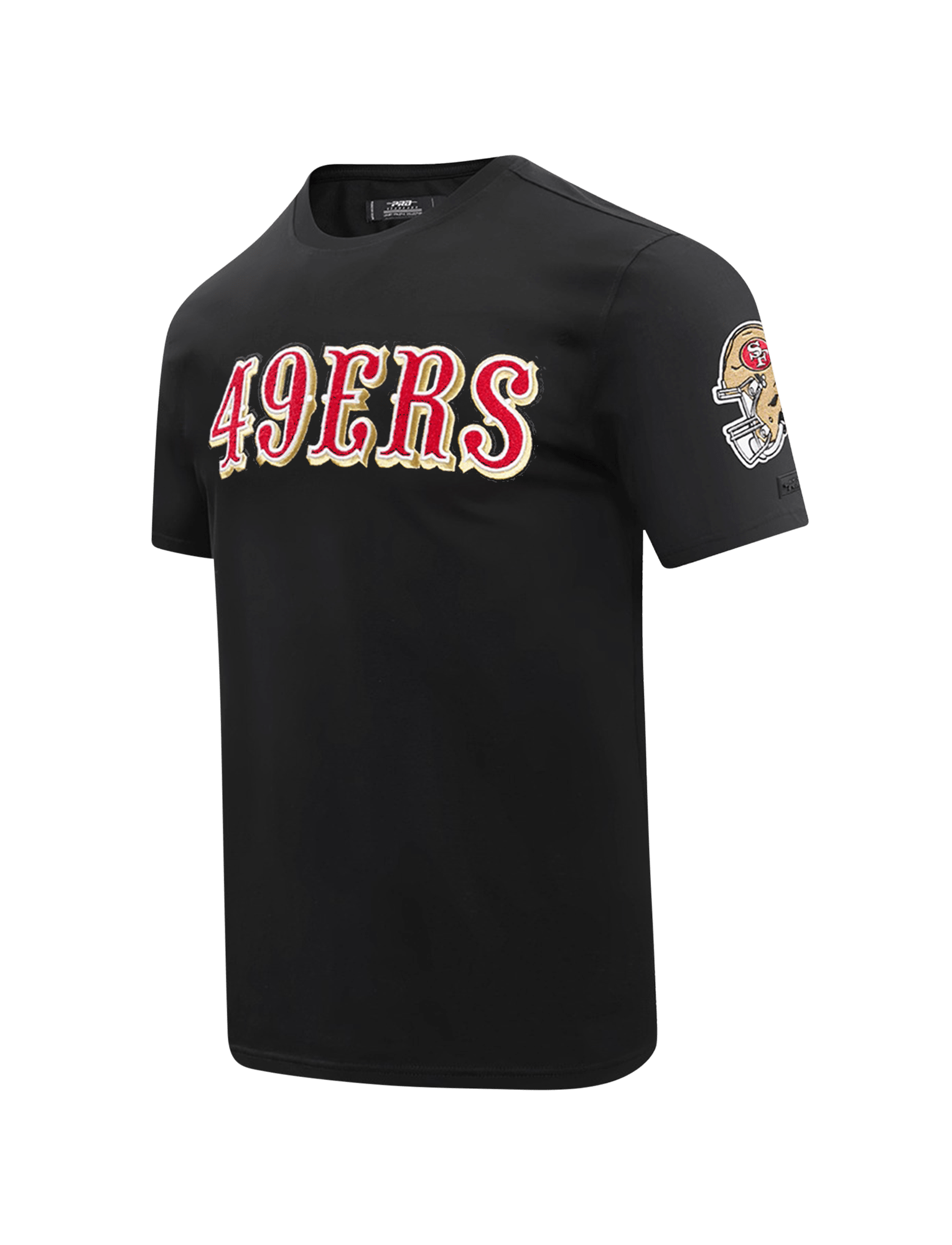 San Francisco 49ers Pro Standard NFL Classic Chenille Flex T-Shirt - Black