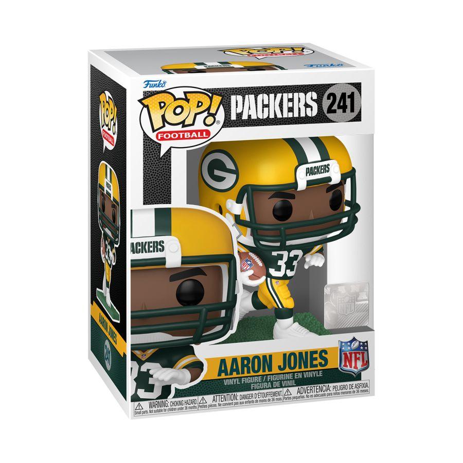 Aaron Jones Green Bay Packers Funko NFL Pop Vinyl 3.75" Figure - Green