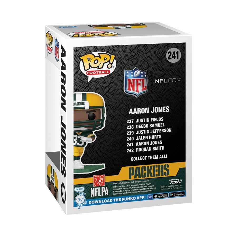 Aaron Jones Green Bay Packers Funko NFL Pop Vinyl 3.75" Figure - Green