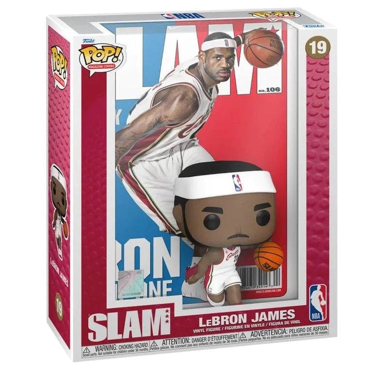 LeBron James Cleveland Cavaliers Funko NBA Slam Magazine Pop Figure