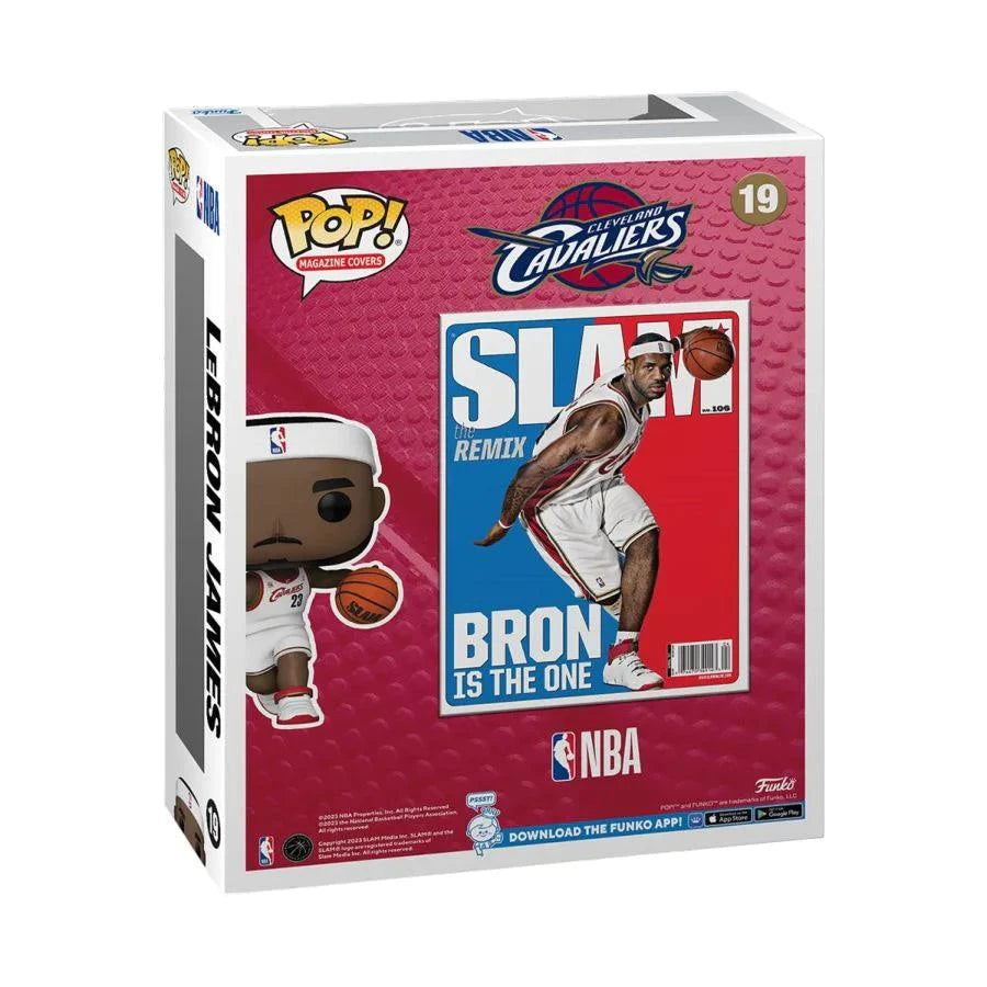 LeBron James Cleveland Cavaliers Funko NBA Slam Magazine Pop Figure