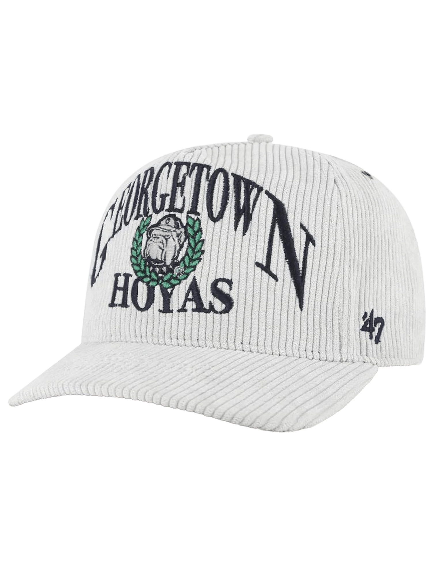 Georgetown Hoyas '47 NCAA Pitchout Pre-Curved Hitch Snapback Hat - Grey