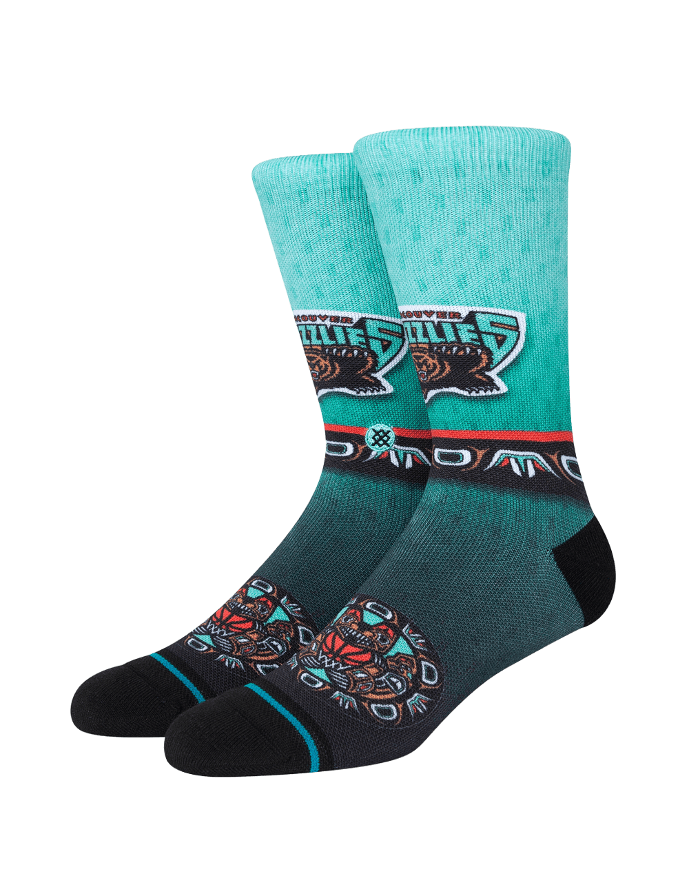 Memphis Grizzlies Stance NBA HWC Throwback Grade Crew Socks