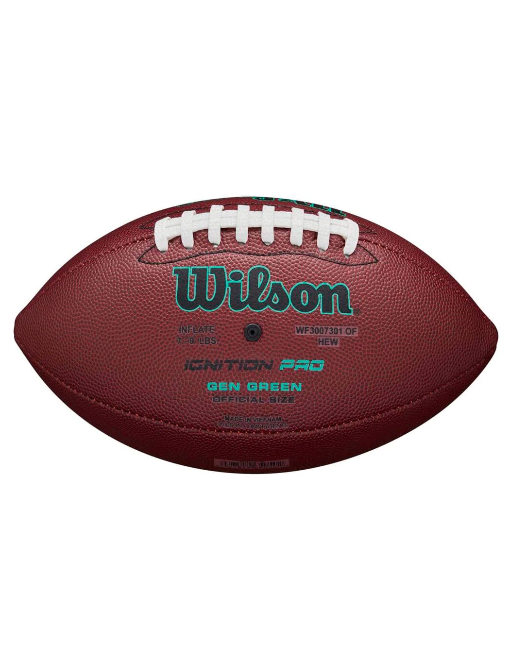 Wilson NFL Shield Ignition Pro Eco Full Size Football Ball - Brown