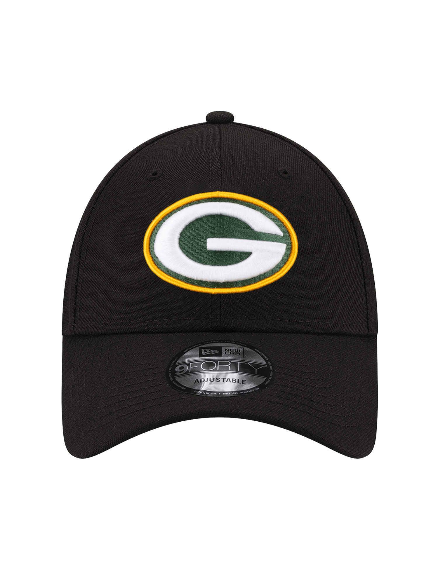Green Bay Packers New Era NFL Team 9FORTY Snapback Hat - Black