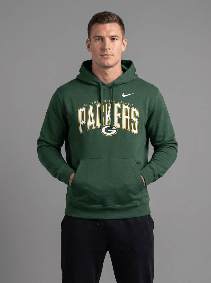 Green Bay Packers Nike NFL Expect Victory Hoodie Jumper - Green