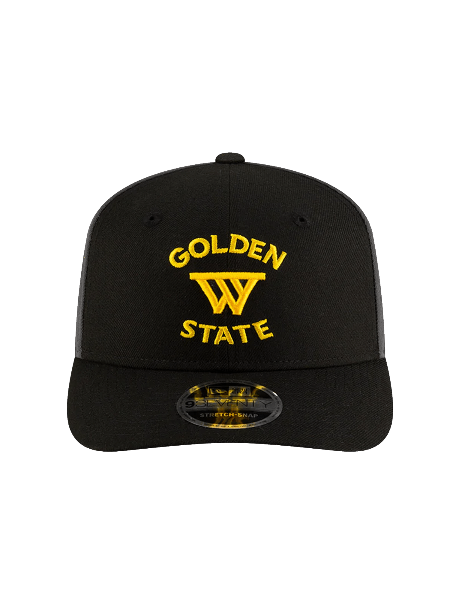 Golden State Warriors New Era NBA Statement 9SEVENTY Stretch Snapback Hat - Black