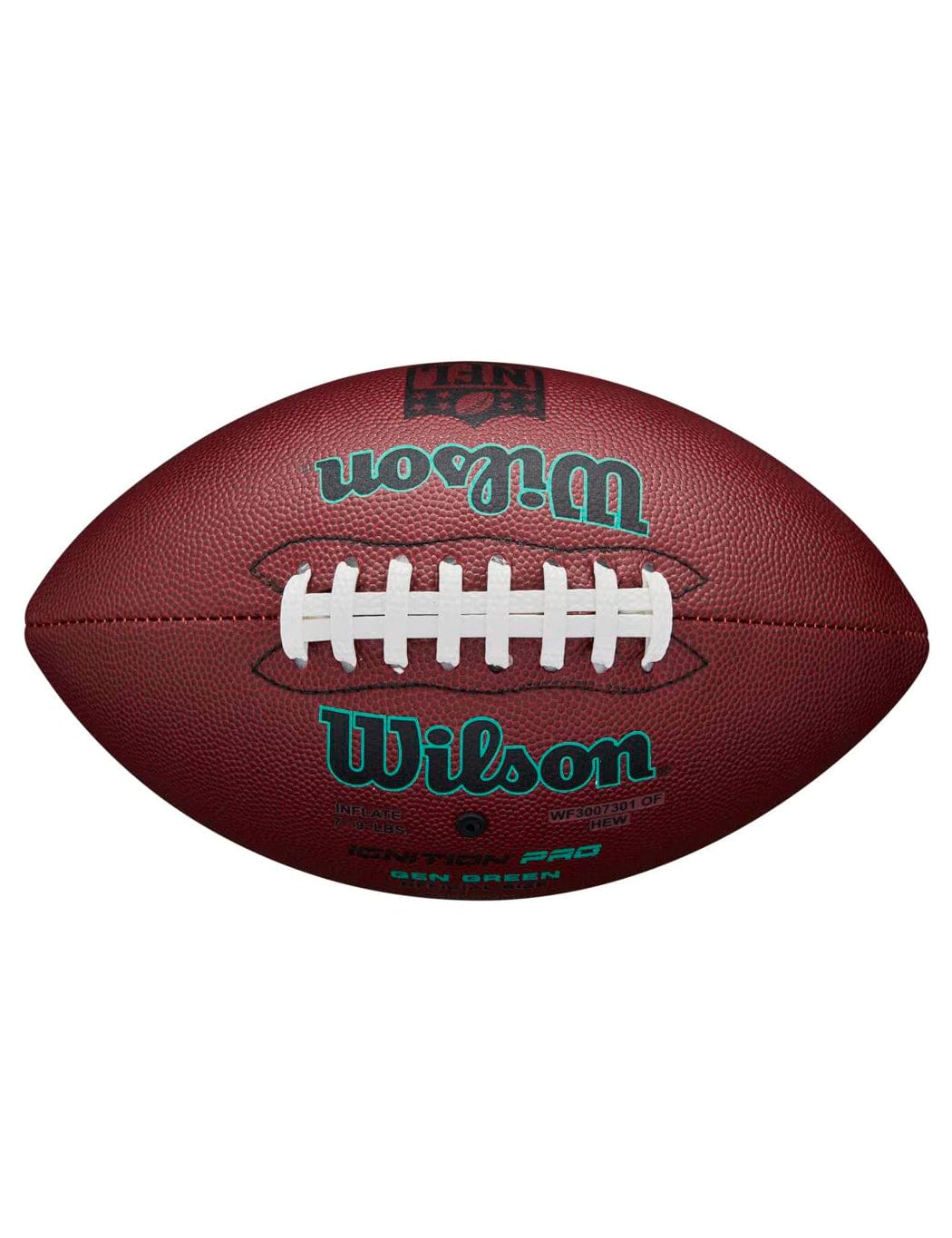 Wilson NFL Shield Ignition Pro Eco Full Size Football Ball - Brown