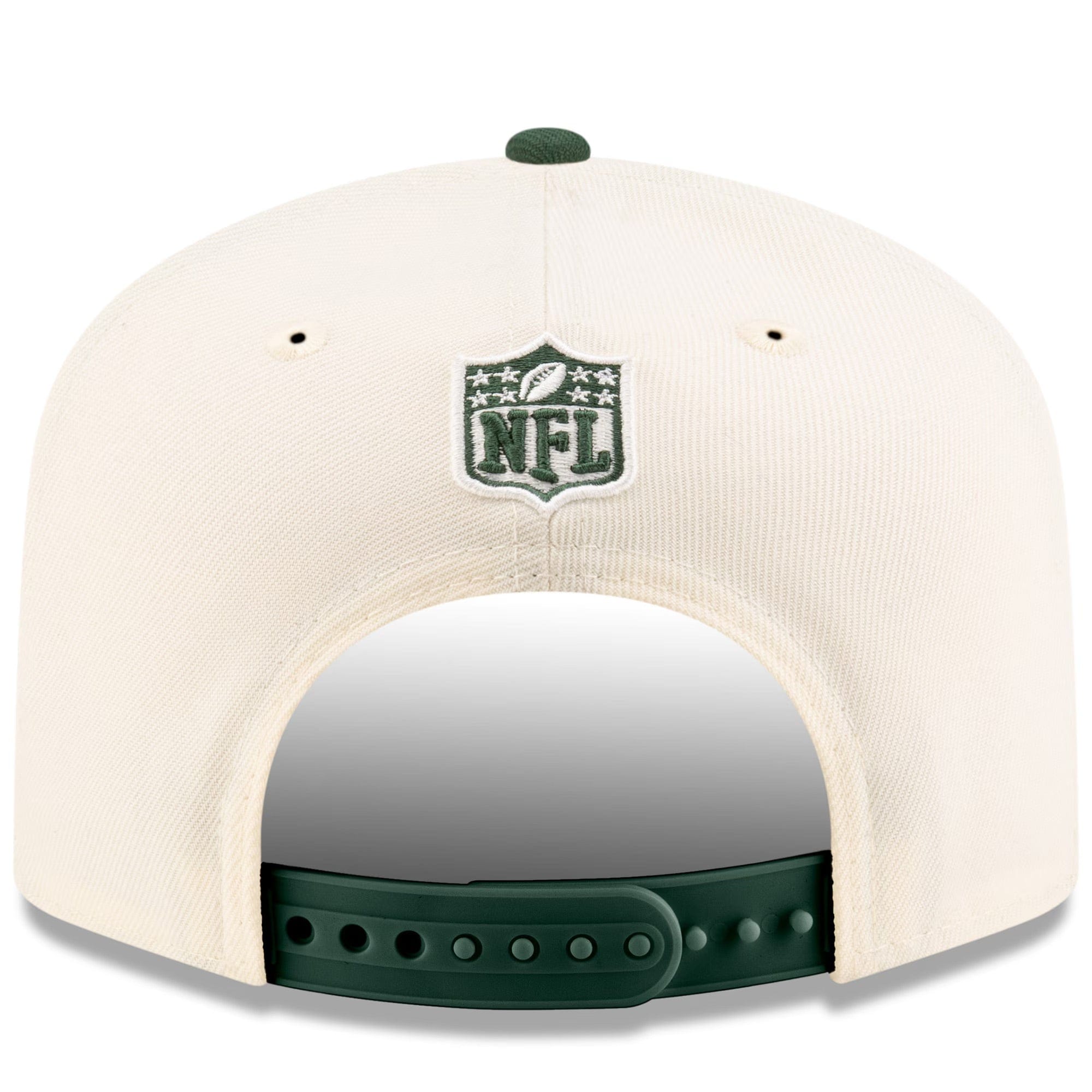 Green Bay Packers New Era NFL 25 Draft Pre-Curved 9FIFTY A-Frame Snapback Hat - Chrome