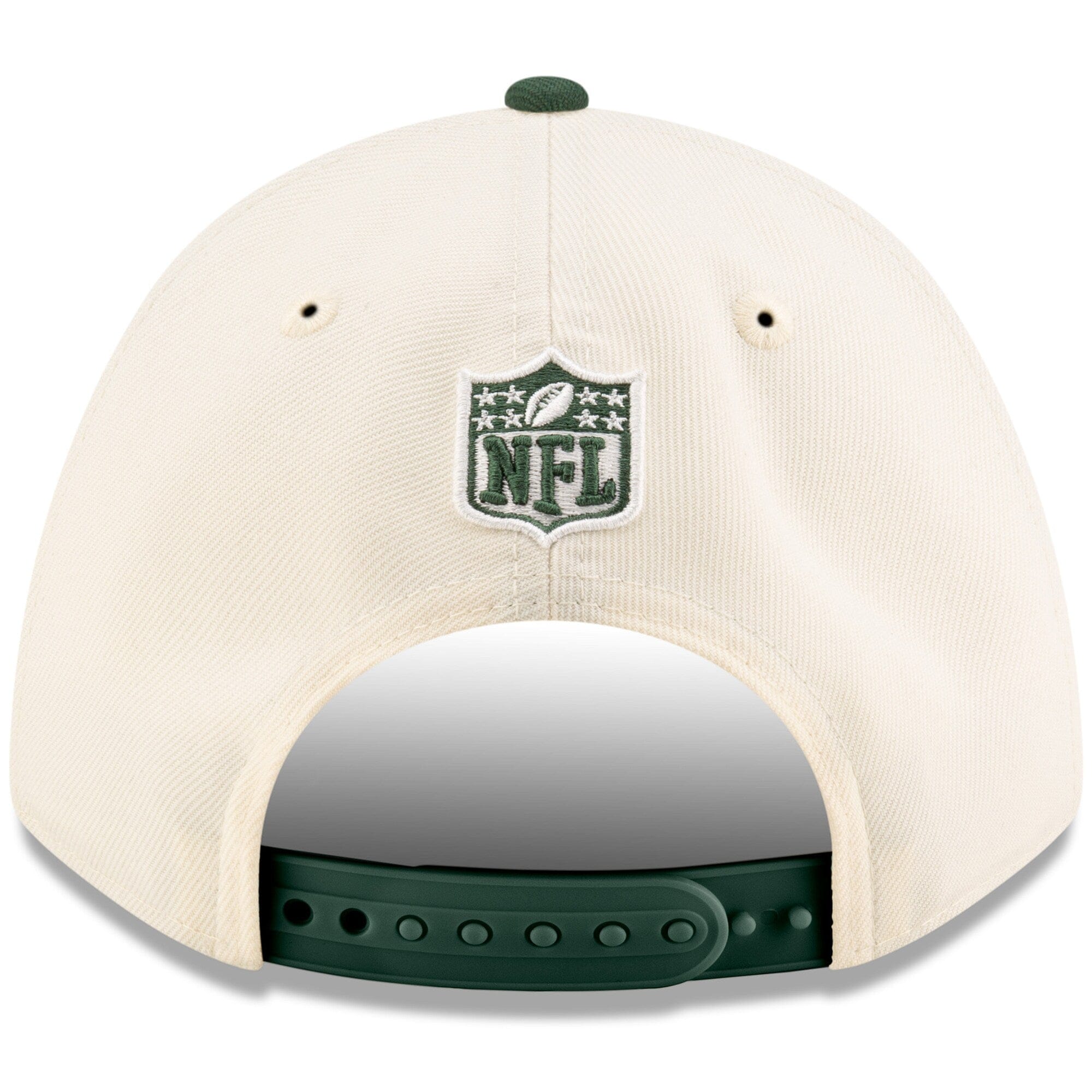 Green Bay Packers New Era NFL 25 Draft 9FORTY M-Crown Snapback Hat - Chrome