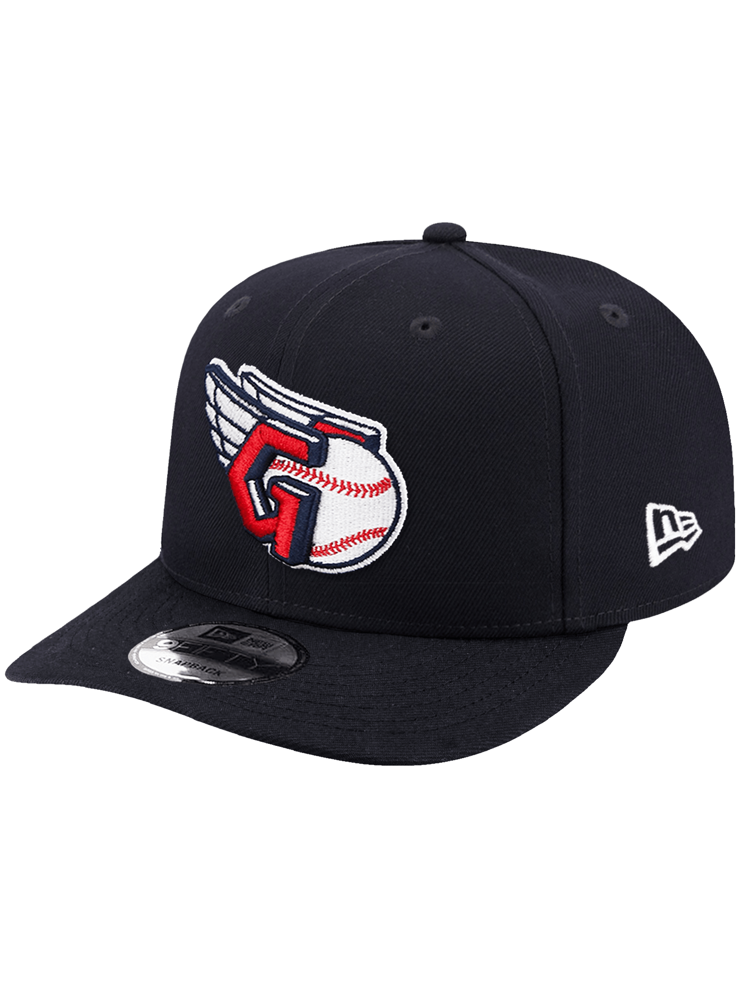 Cleveland Guardians New Era MLB Primary 9FIFTY Pre-Curved Snapback Hat - Navy