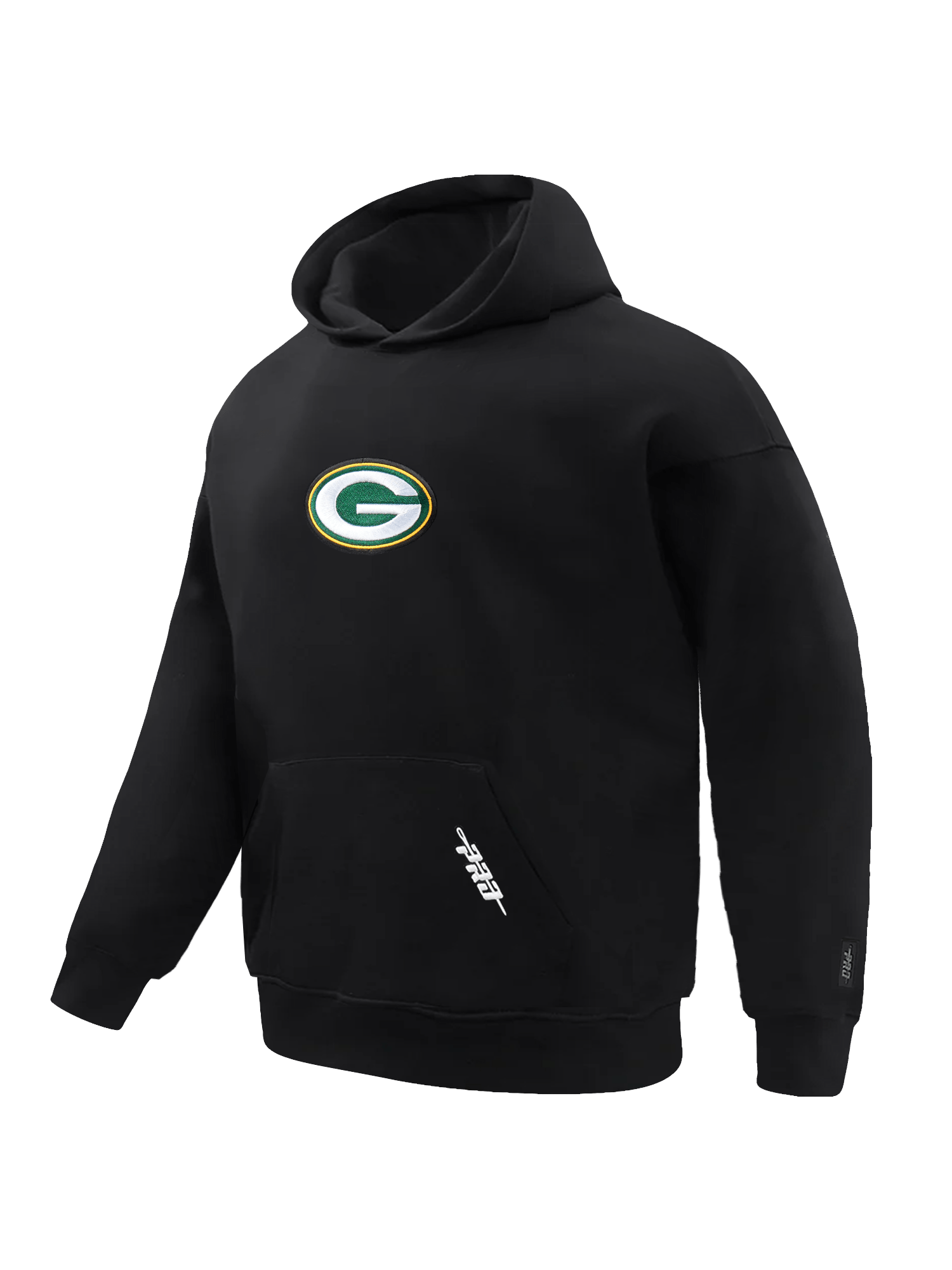Green Bay Packers Pro Standard NFL Icon Drop Shoulder Hoodie Jumper - Black