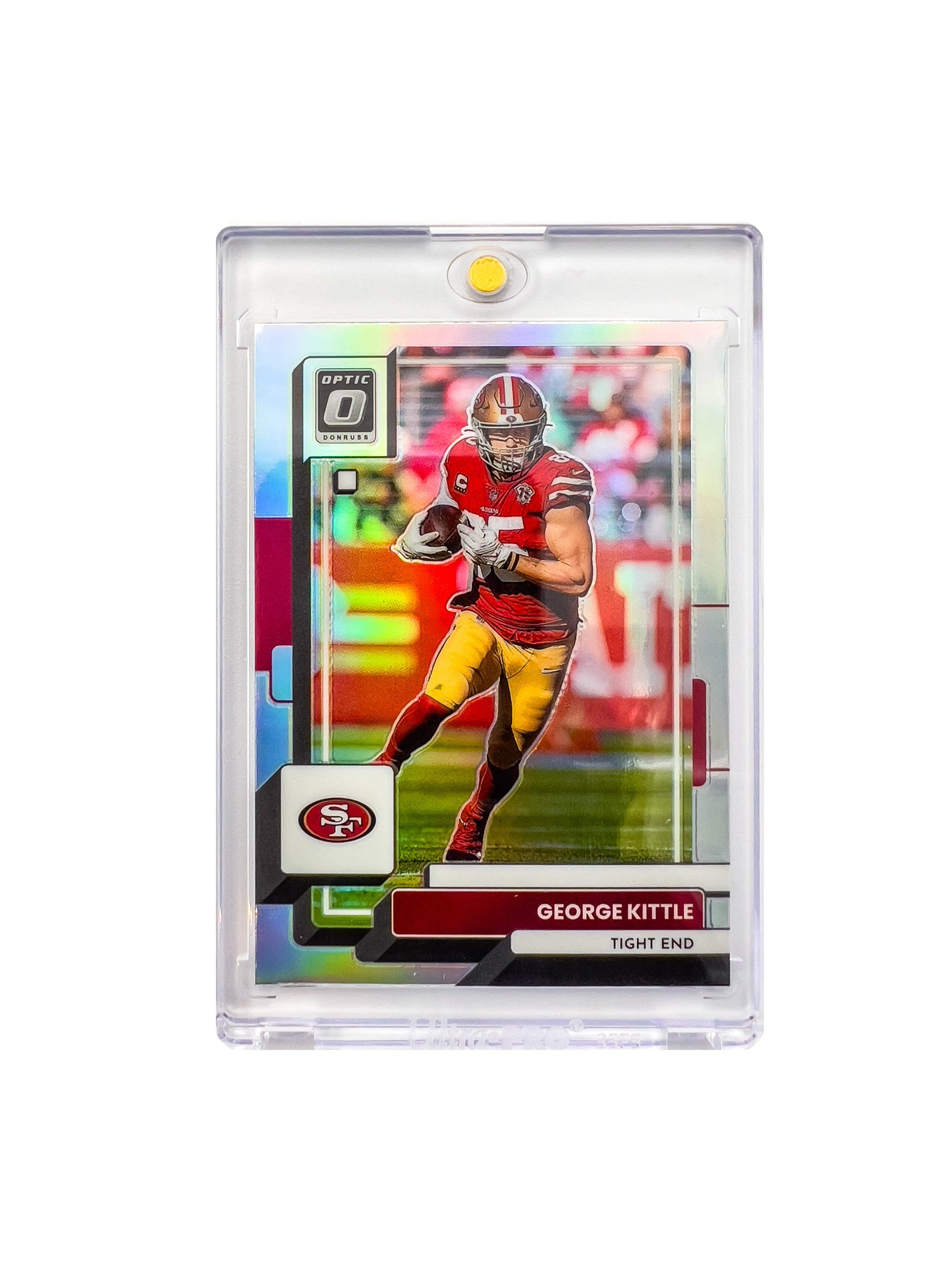 George Kittle San Francisco 49ers Panini NFL Optic 22 Holo Card