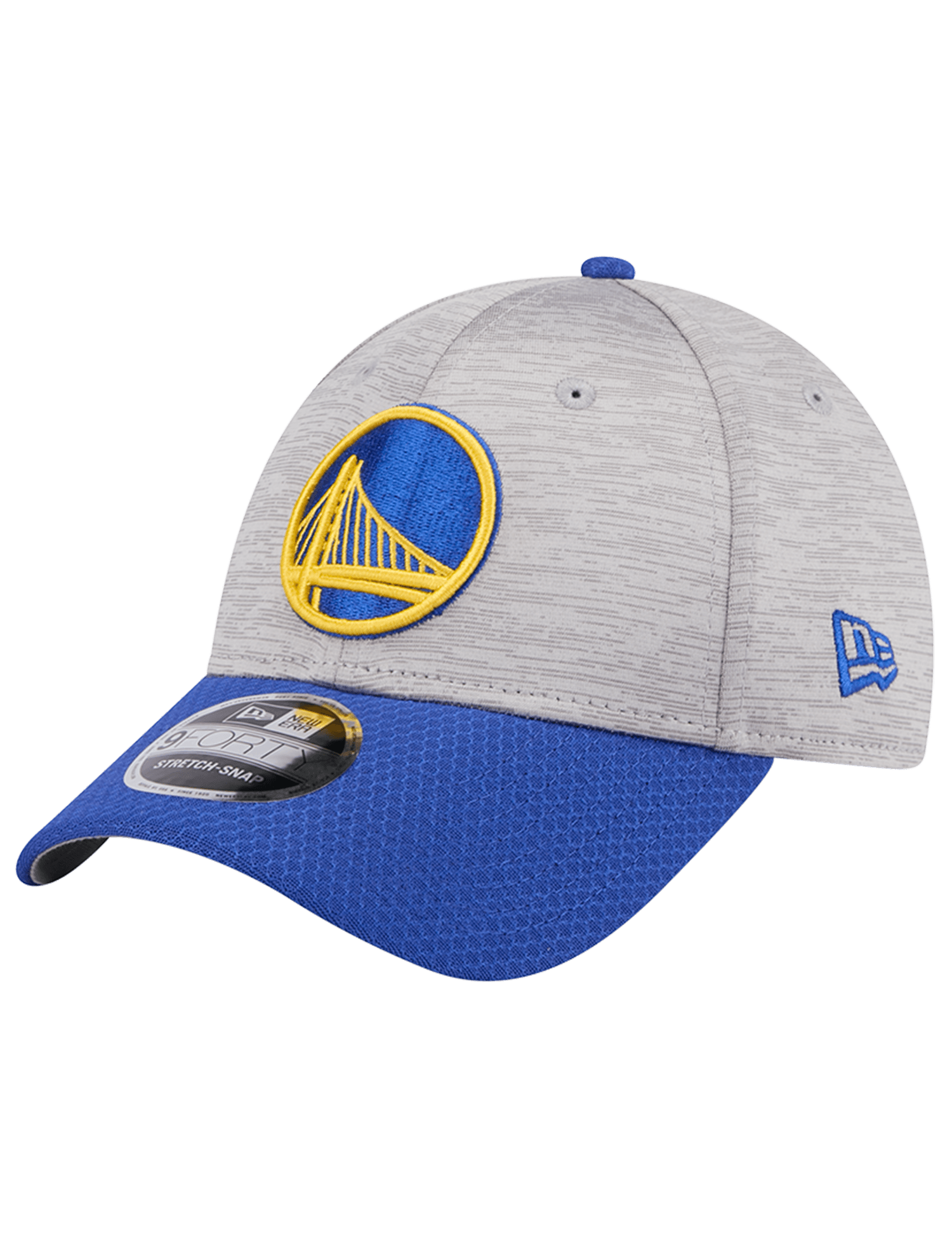 Golden State Warriors New Era NBA Team Active Digi-Tech 9FORTY Snapback Hat - Graphite Grey