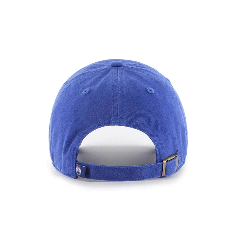 Edmonton Oilers '47 NHL Team Clean Up Strapback Hat - Blue
