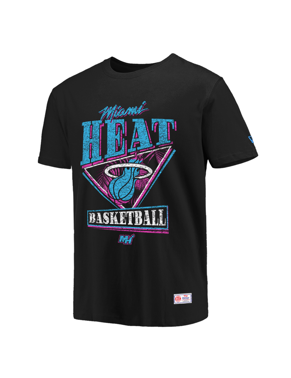Miami Heat New Era NBA 25-26 City Edition Distressed T-Shirt