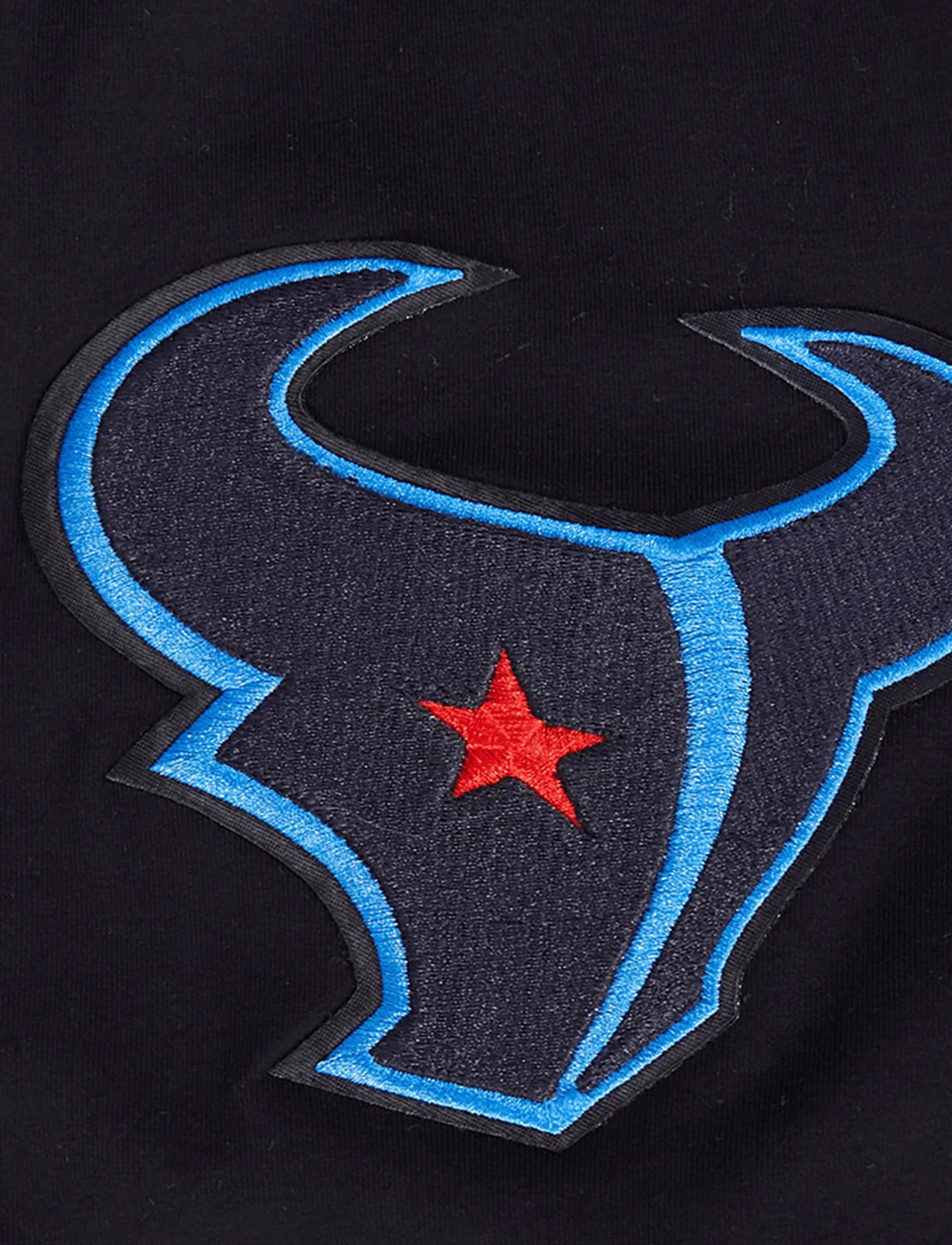 Houston Texans Pro Standard NFL Classic Chenille Flex T-Shirt - Black