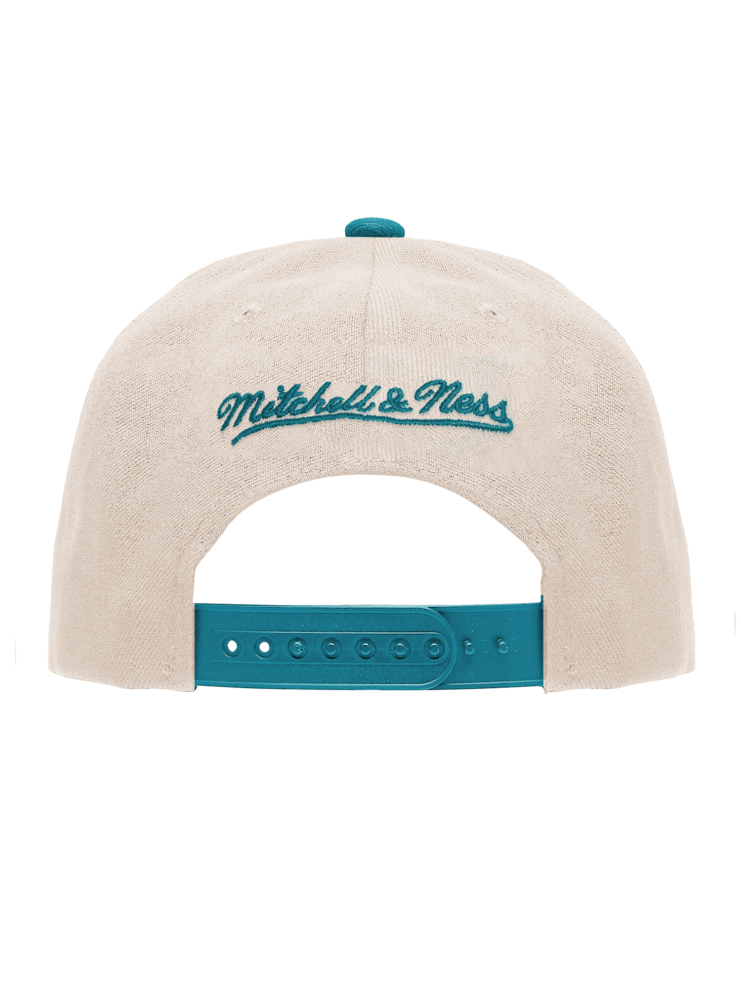 Charlotte Hornets Mitchell & Ness NBA HWC 2T Pro Pinch Snapback Hat - Cream