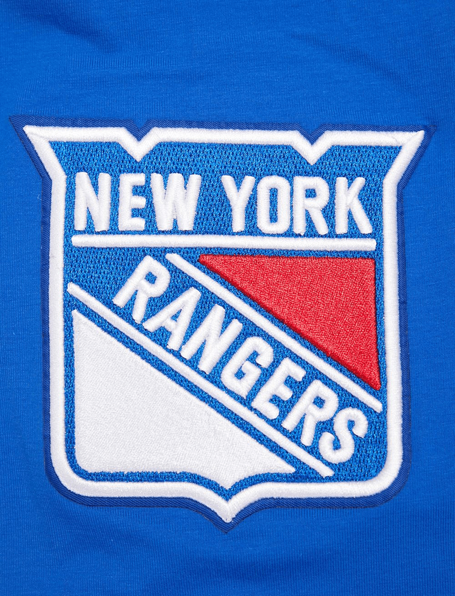 New York Rangers Pro Standard NHL Classic Chenille Flex T-Shirt - Blue