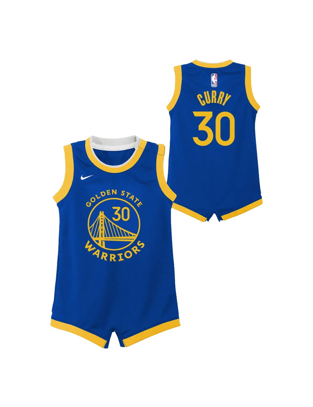 Infants Steph Curry Golden State Warriors Nike NBA Replica Onesie - Blue