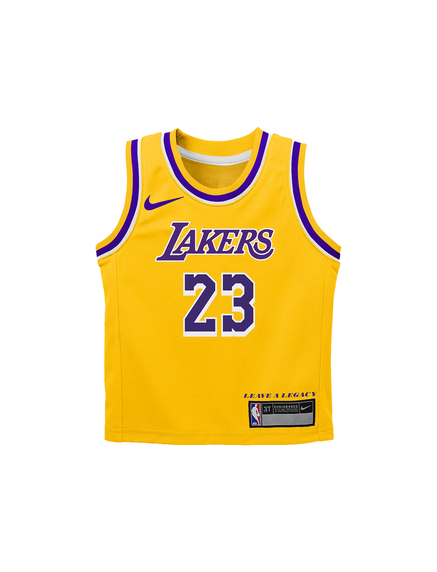 Infants LeBron James Los Angeles Lakers Nike NBA Jersey - Yellow