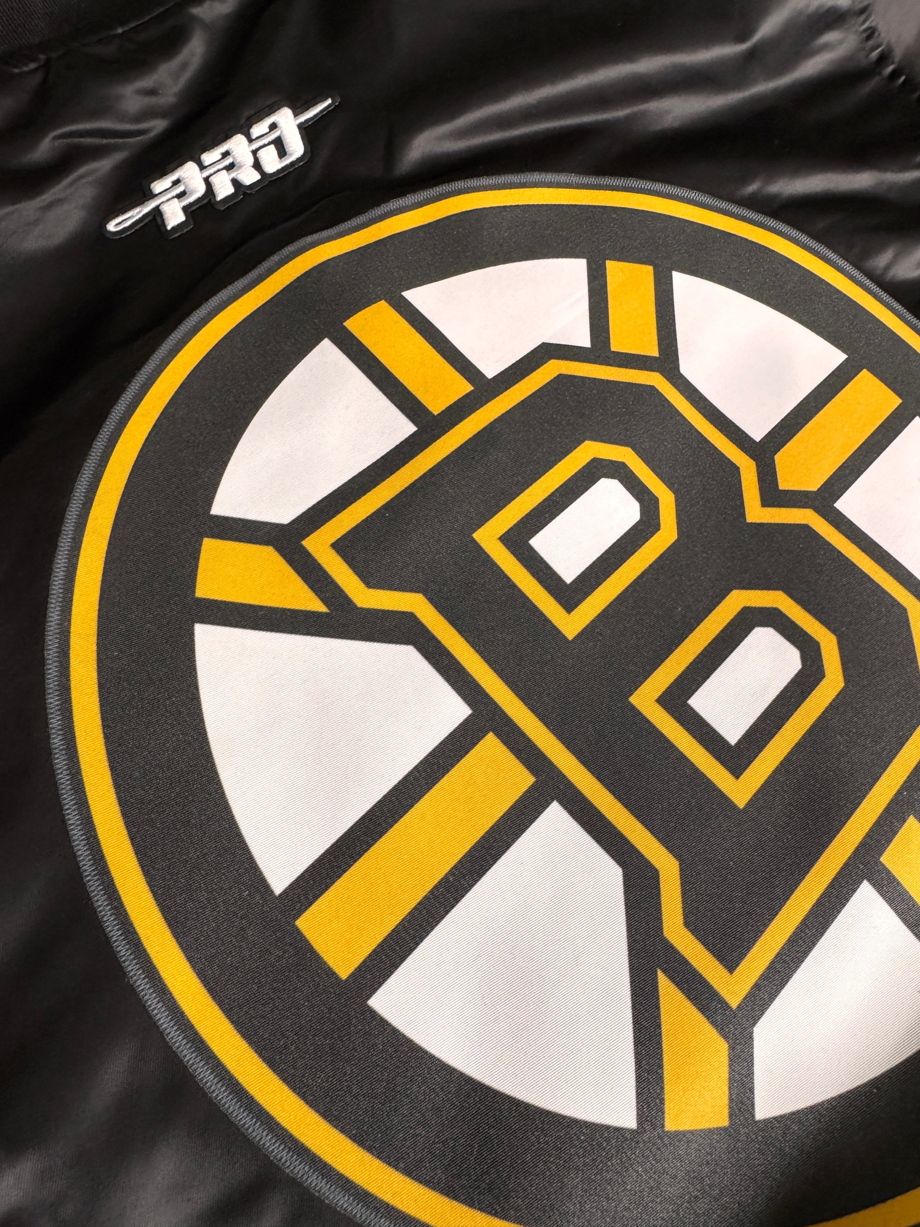 Boston Bruins Pro Standard NHL Team Classic Satin Button Jacket - Black