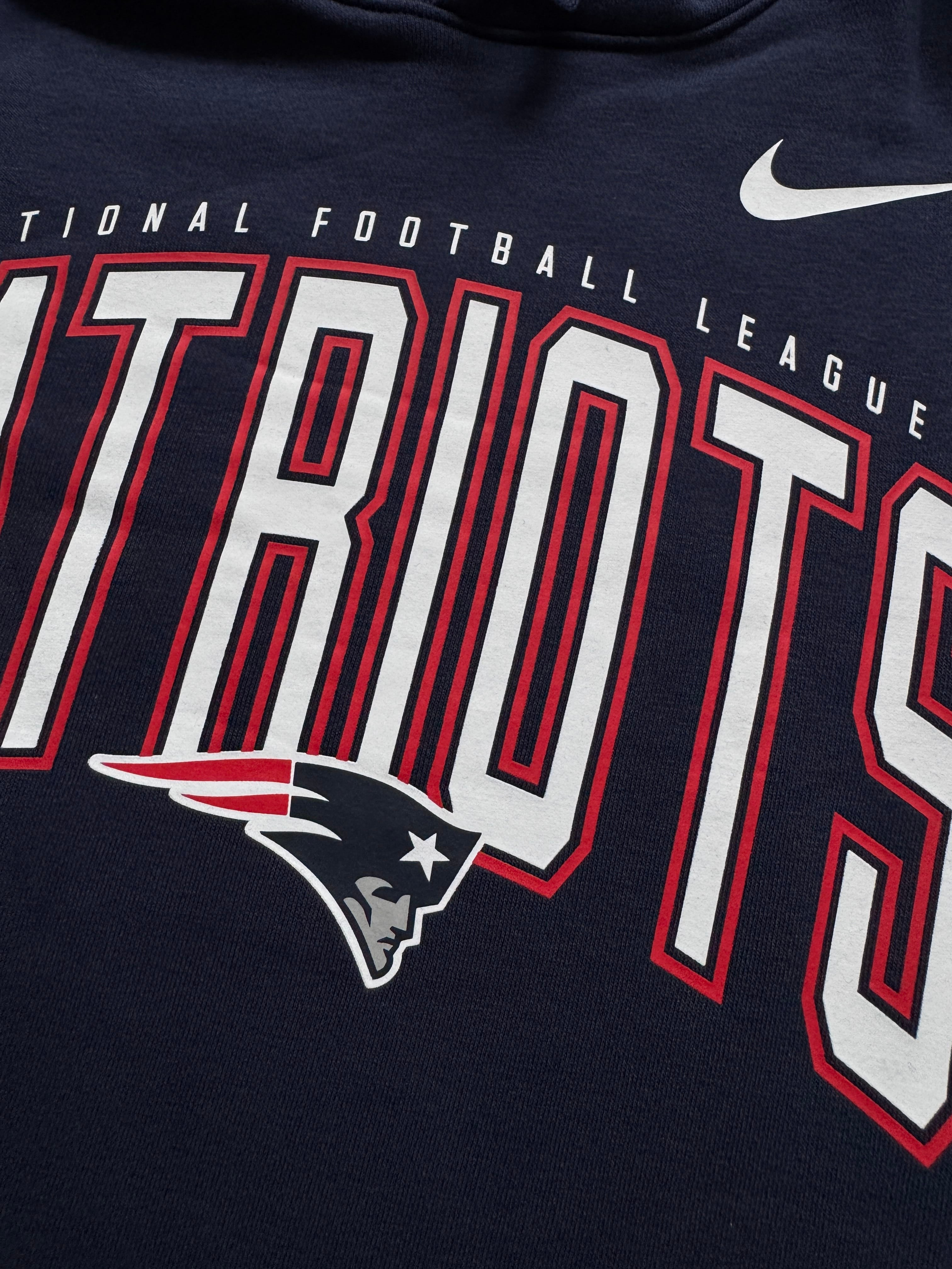 New England Patriots Nike NFL Expect Victory Hoodie Jumper - Navy